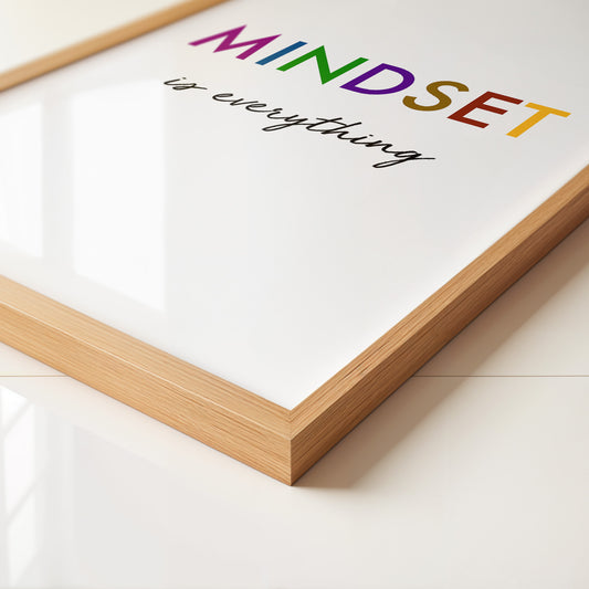 Mindset Bunt Schriftzug