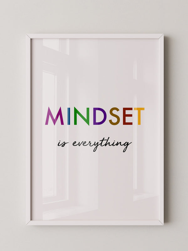 Mindset Bunt Schriftzug