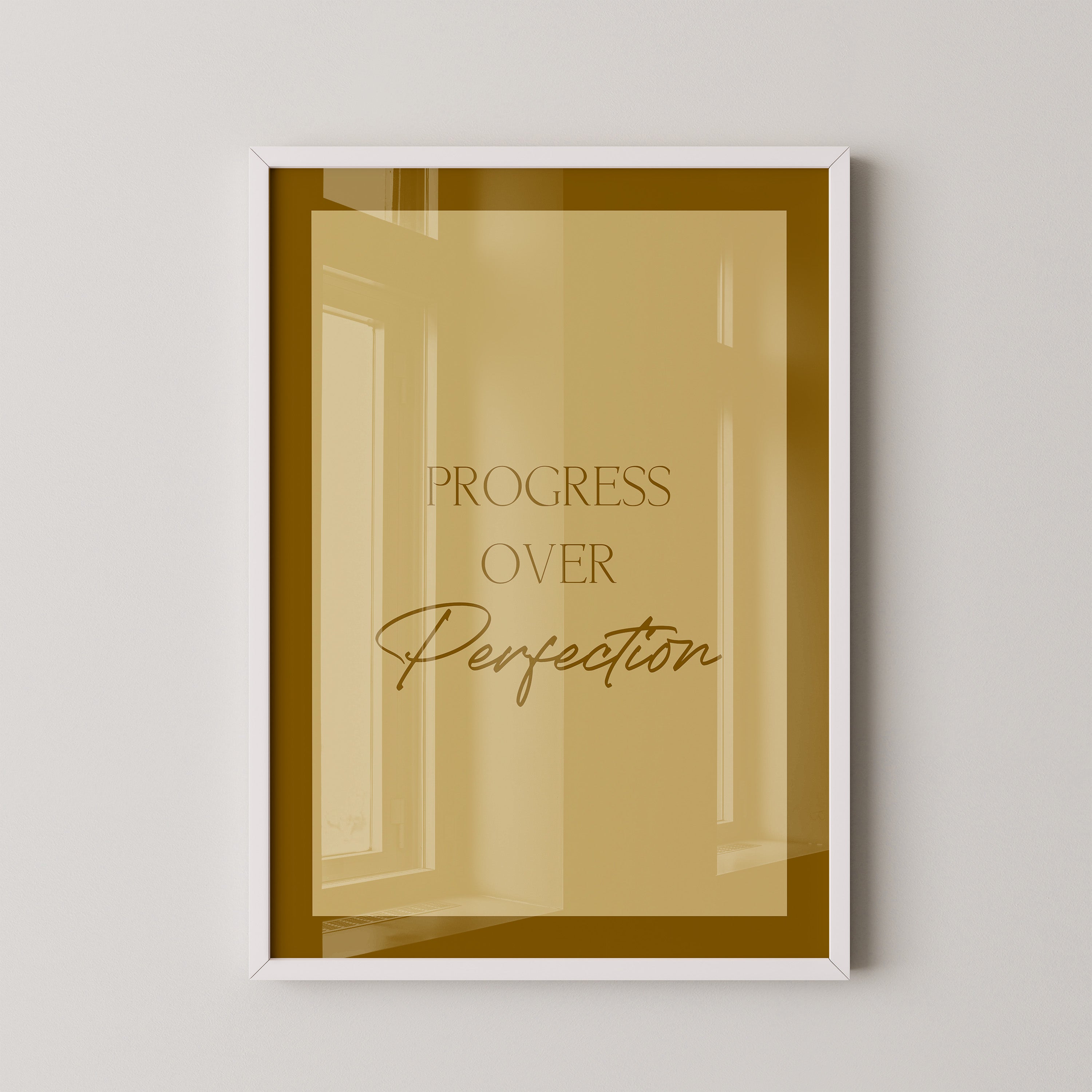 Minimalistische Motivationsbotschaft