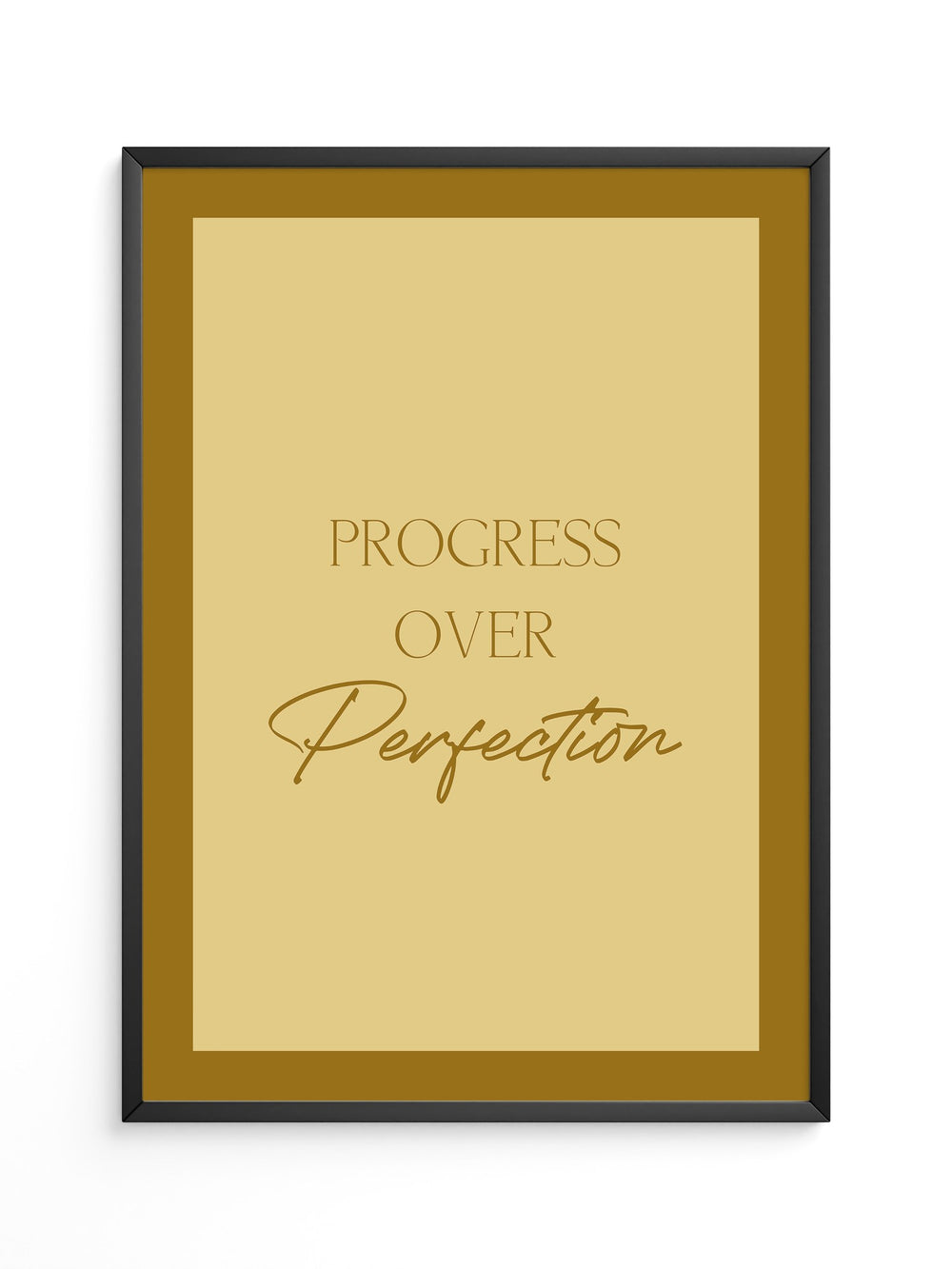 Minimalistische Motivationsbotschaft