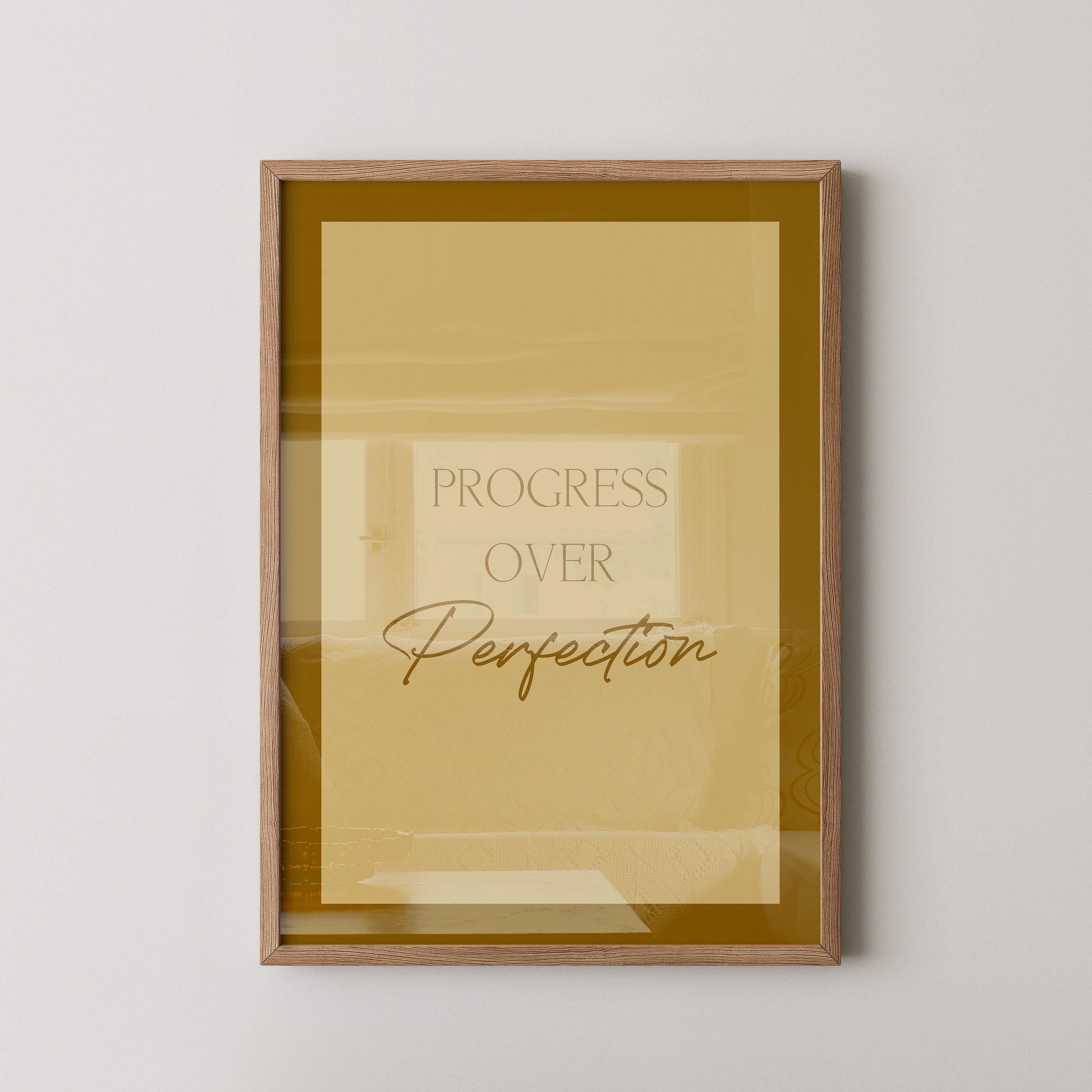 Minimalistische Motivationsbotschaft