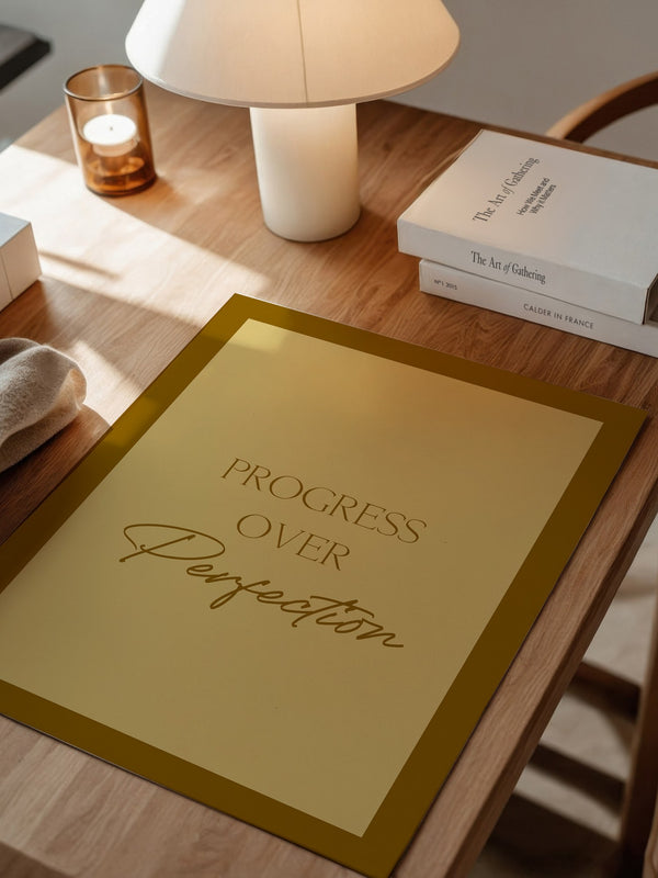 Minimalistische Motivationsbotschaft