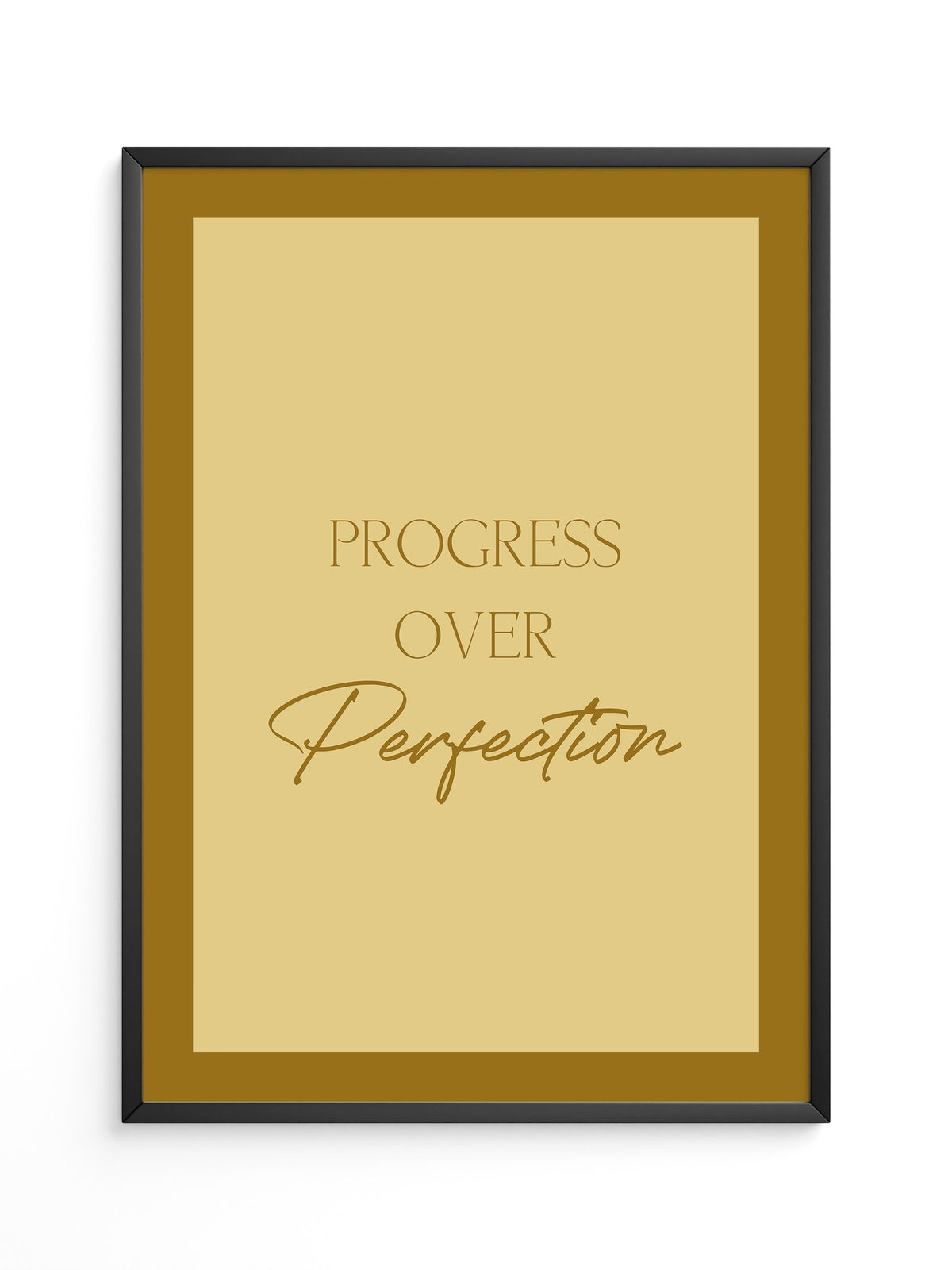 Minimalistische Motivationsbotschaft