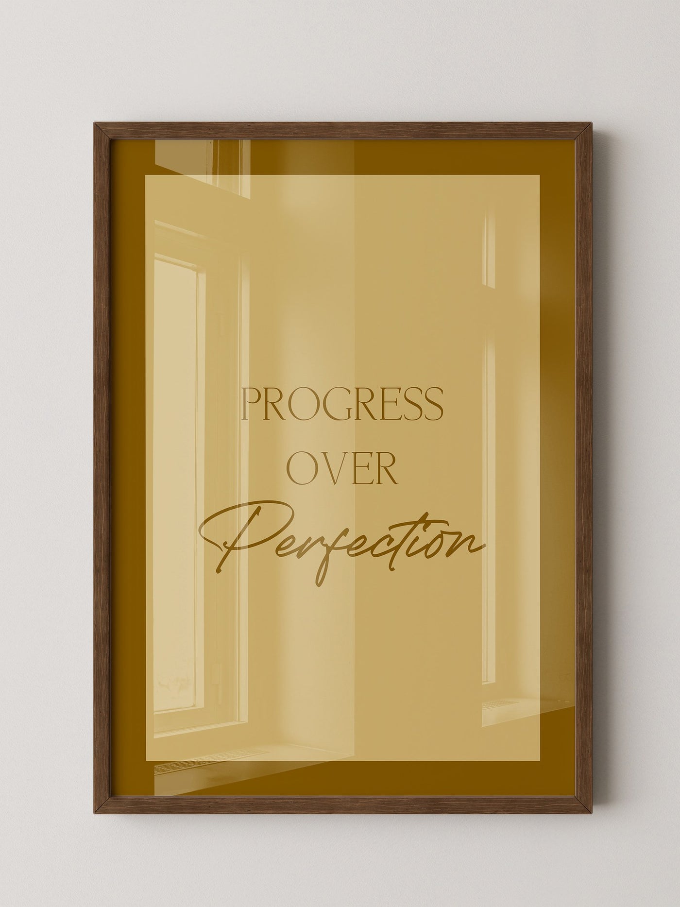 Minimalistische Motivationsbotschaft