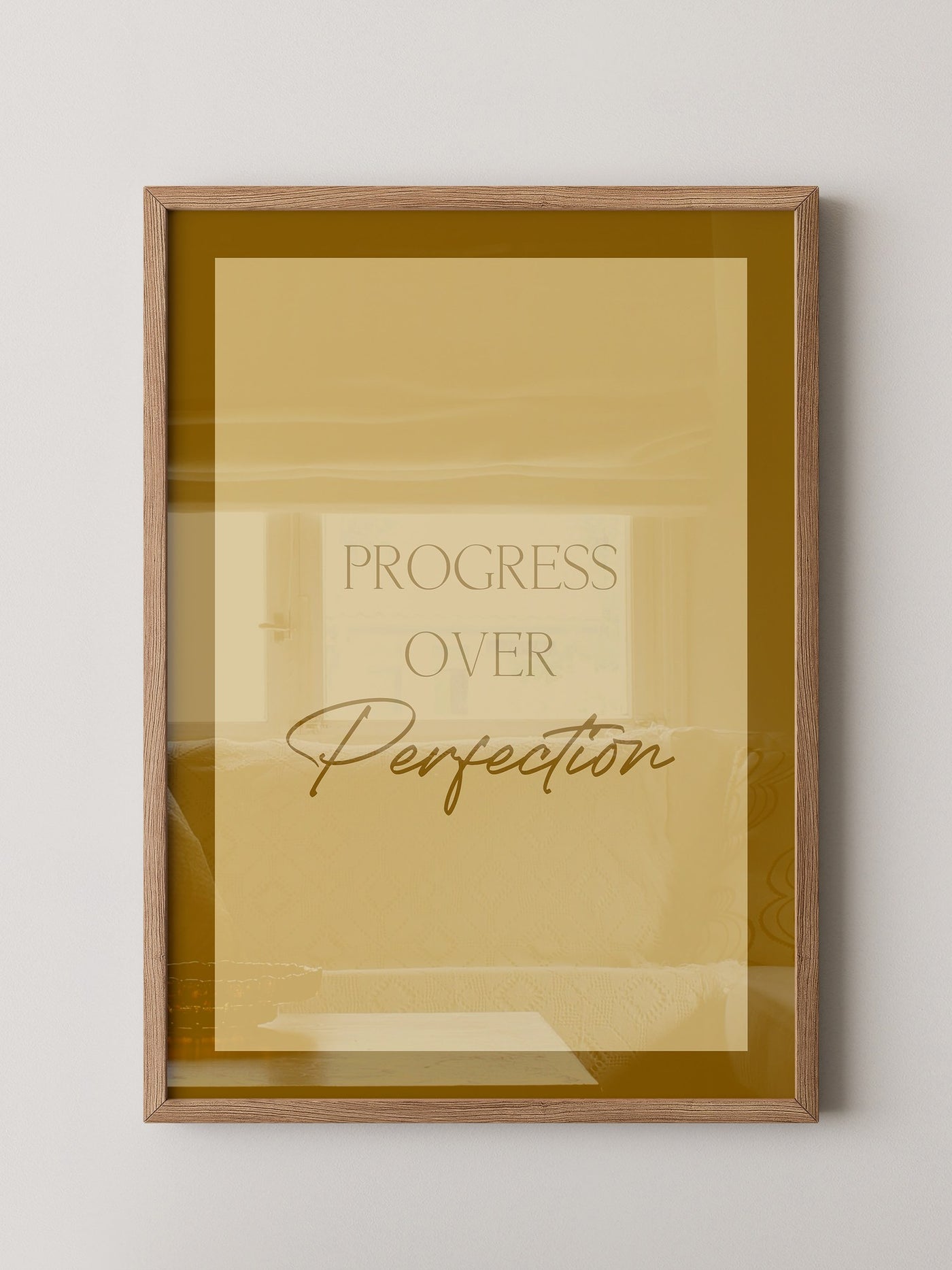 Minimalistische Motivationsbotschaft