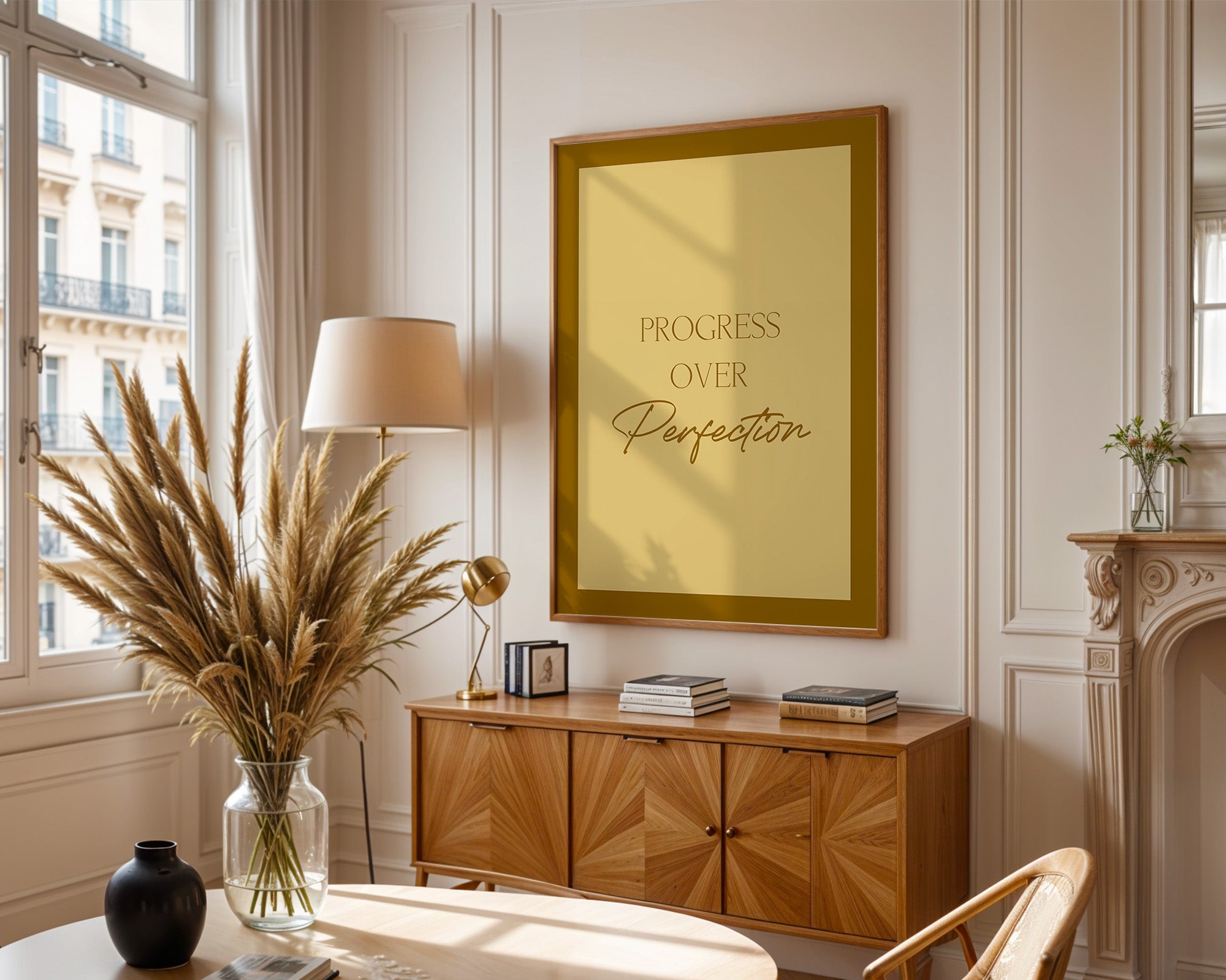 Minimalistische Motivationsbotschaft