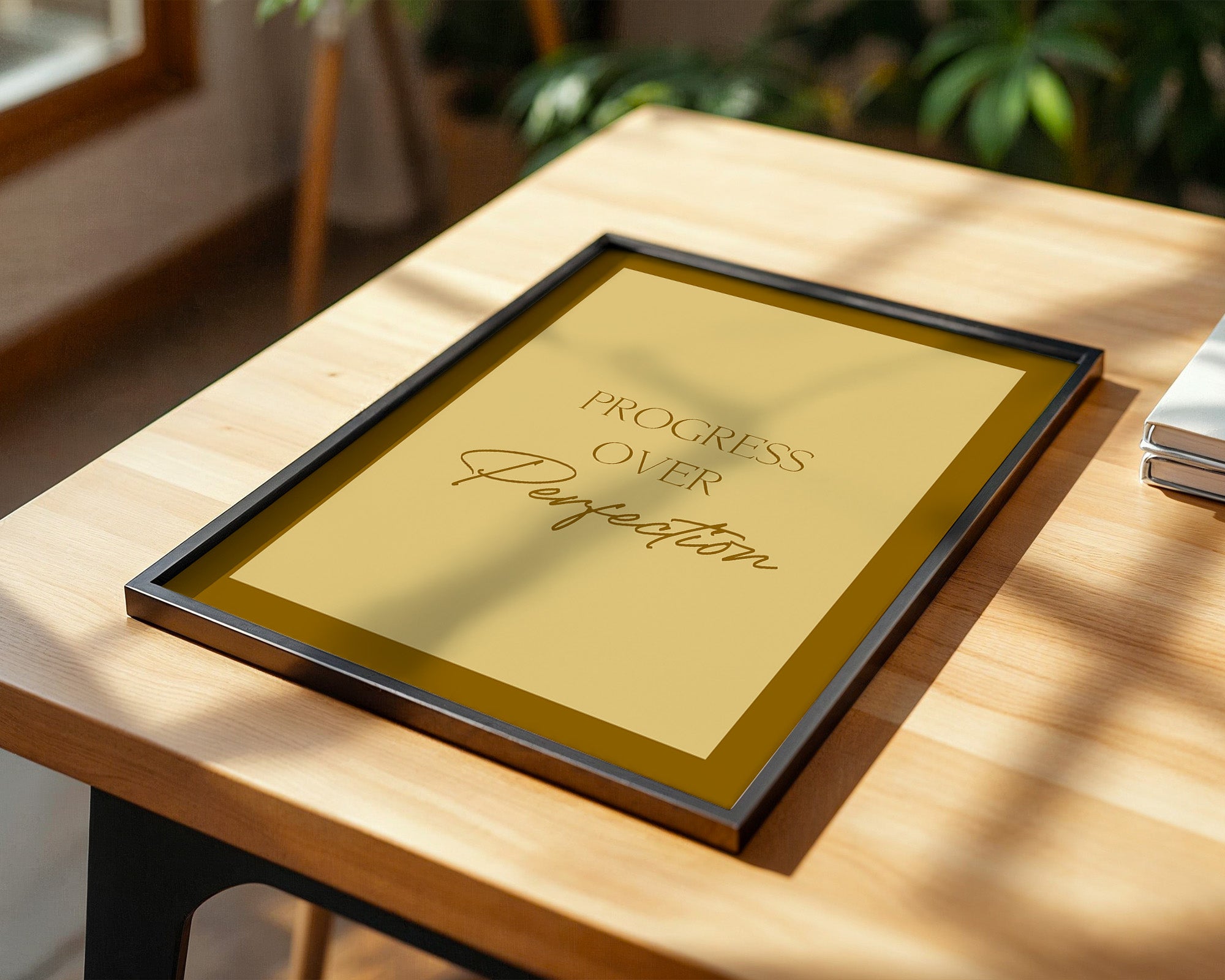 Minimalistische Motivationsbotschaft