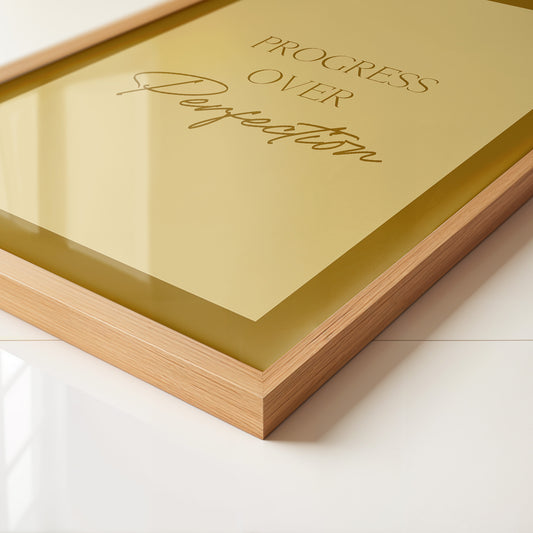 Minimalistische Motivationsbotschaft