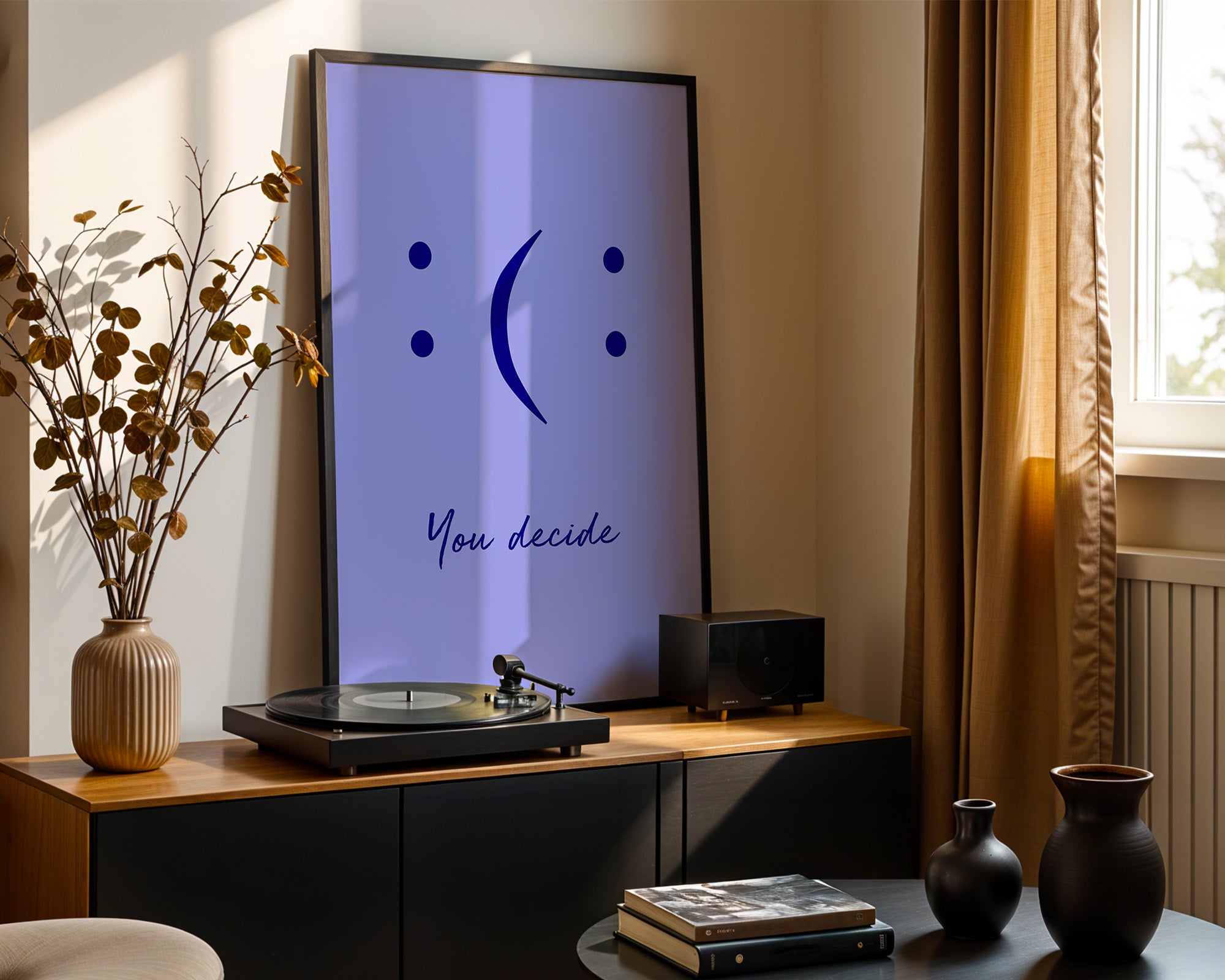 Smileys Blau lila Dualität