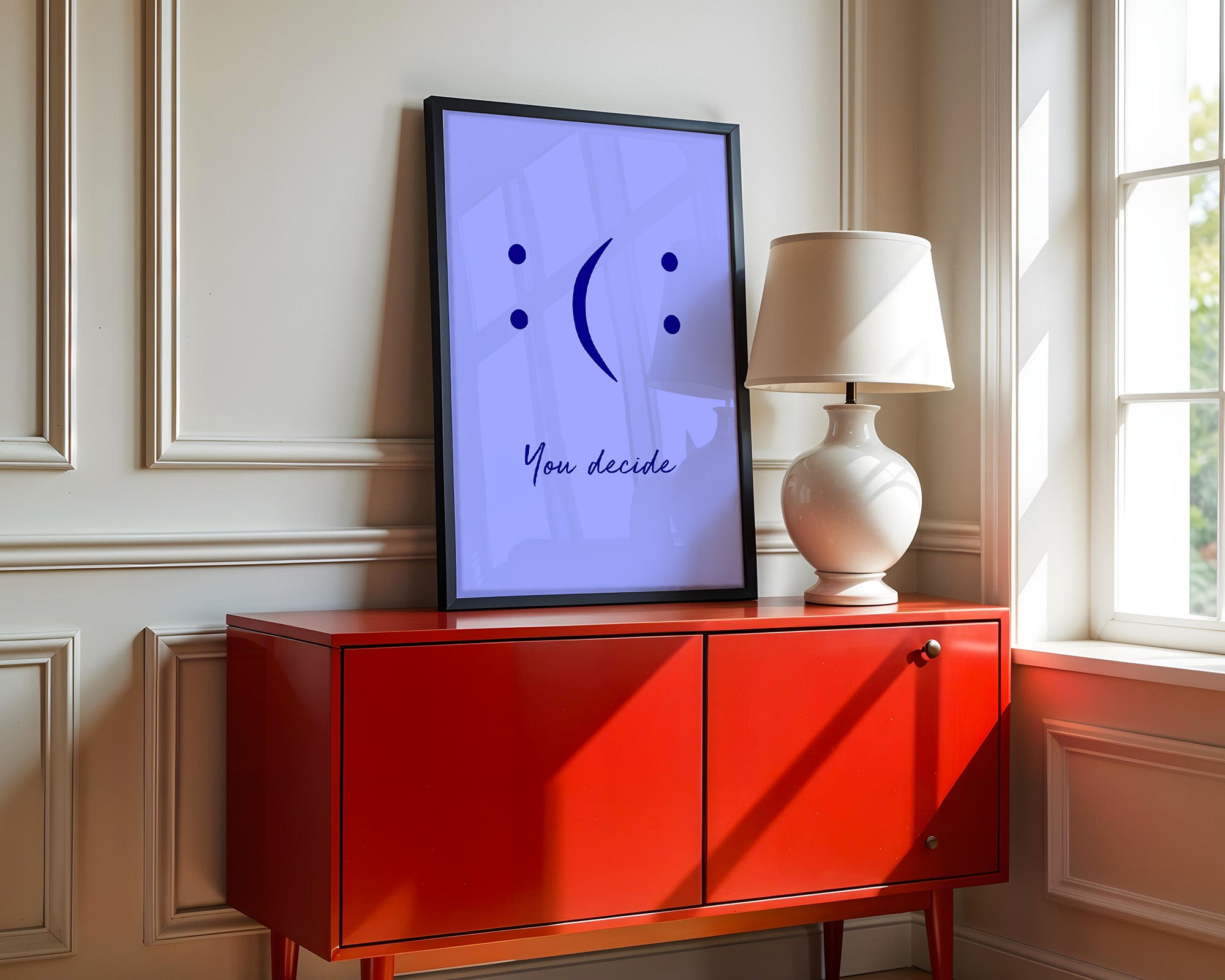 Smileys Blau lila Dualität