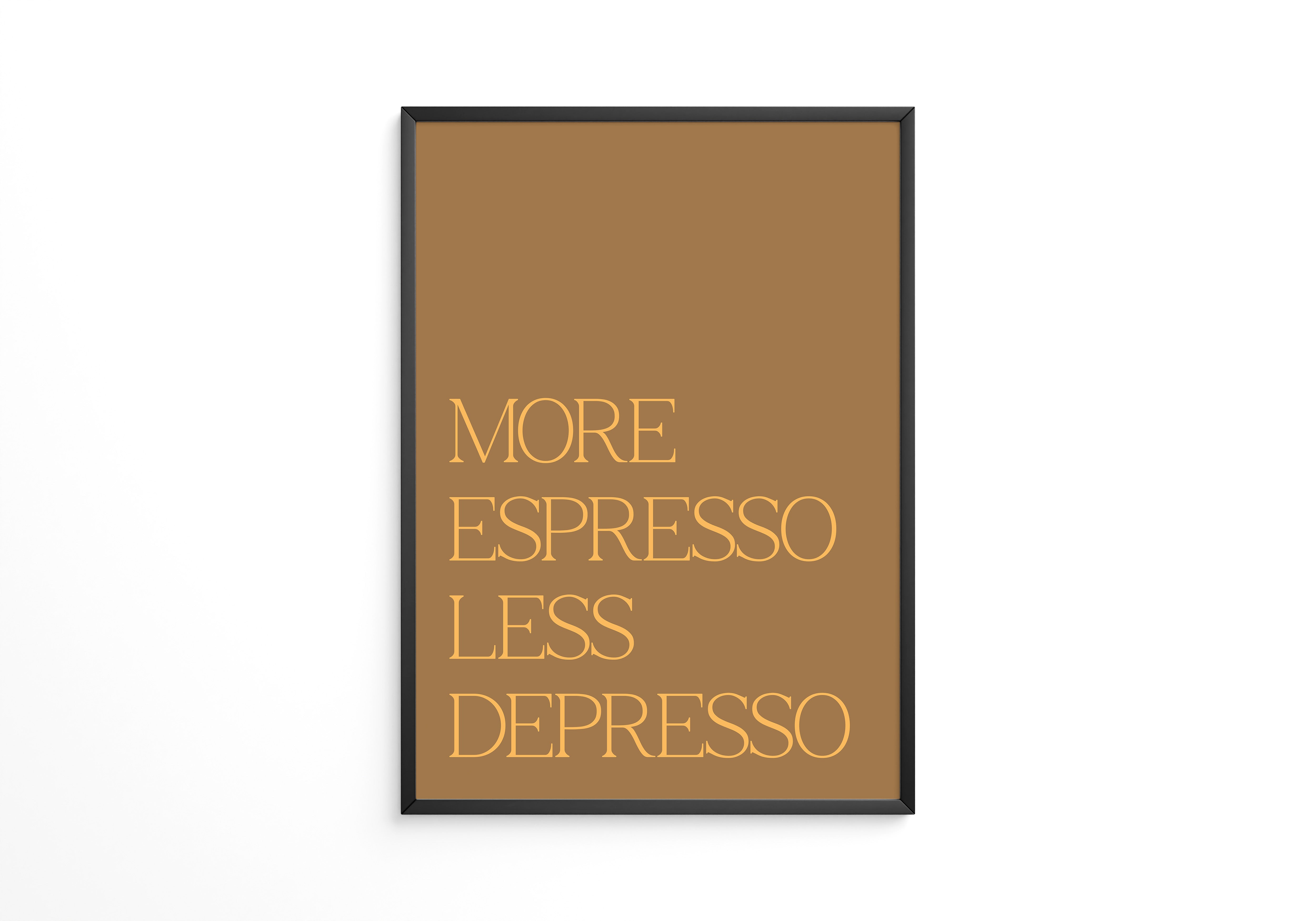 Brauner Spruch Retro-Stil