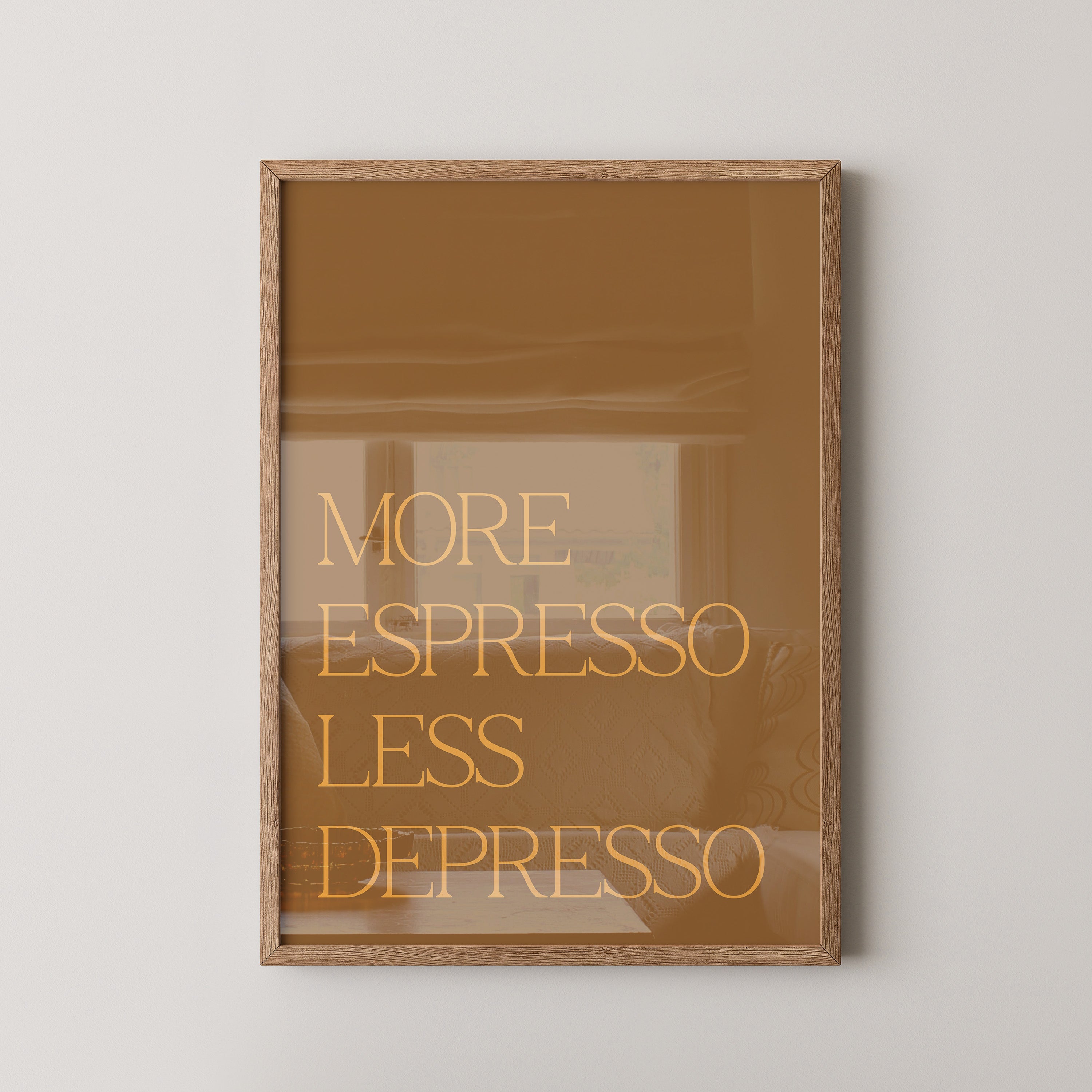 Brauner Spruch Retro-Stil