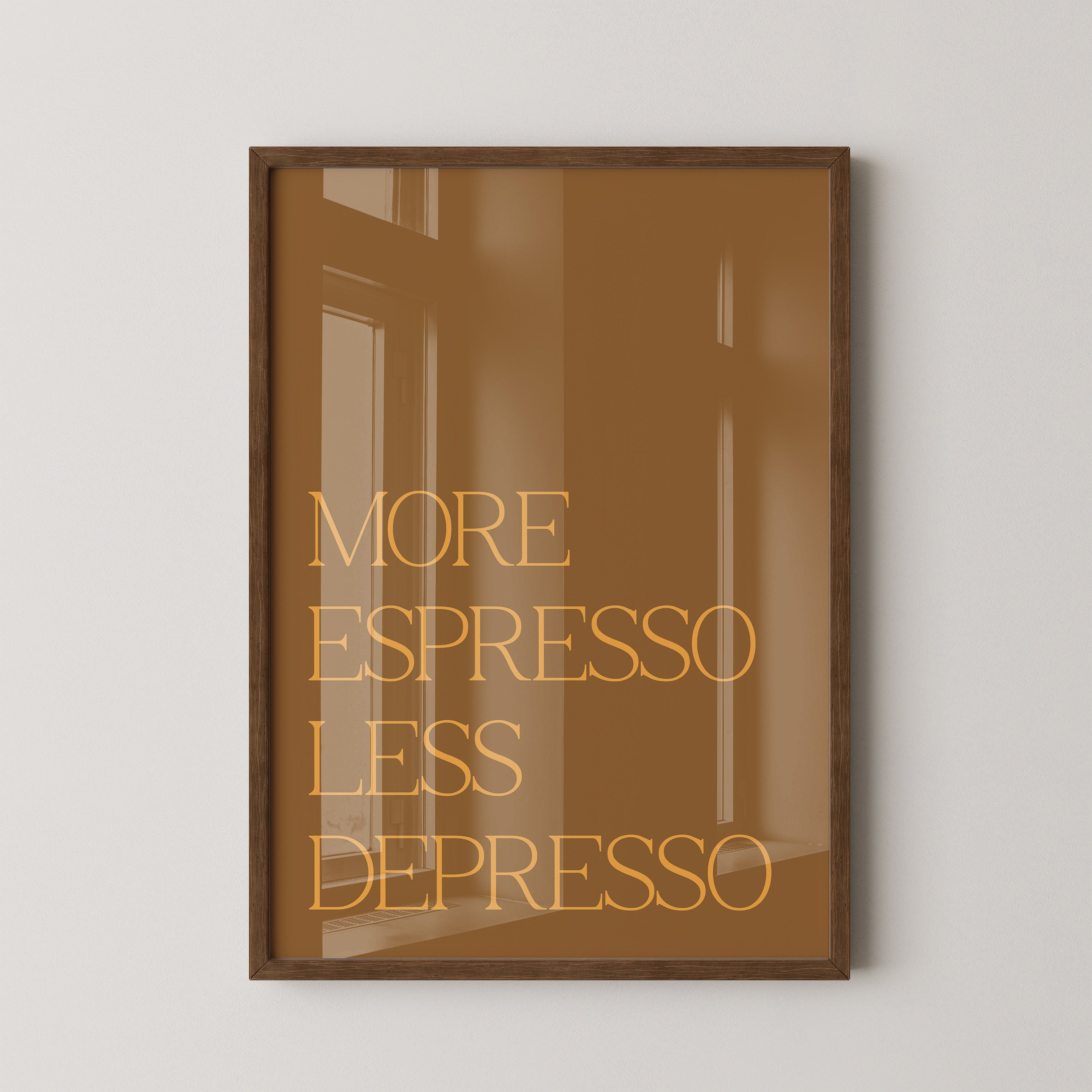 Brauner Spruch Retro-Stil