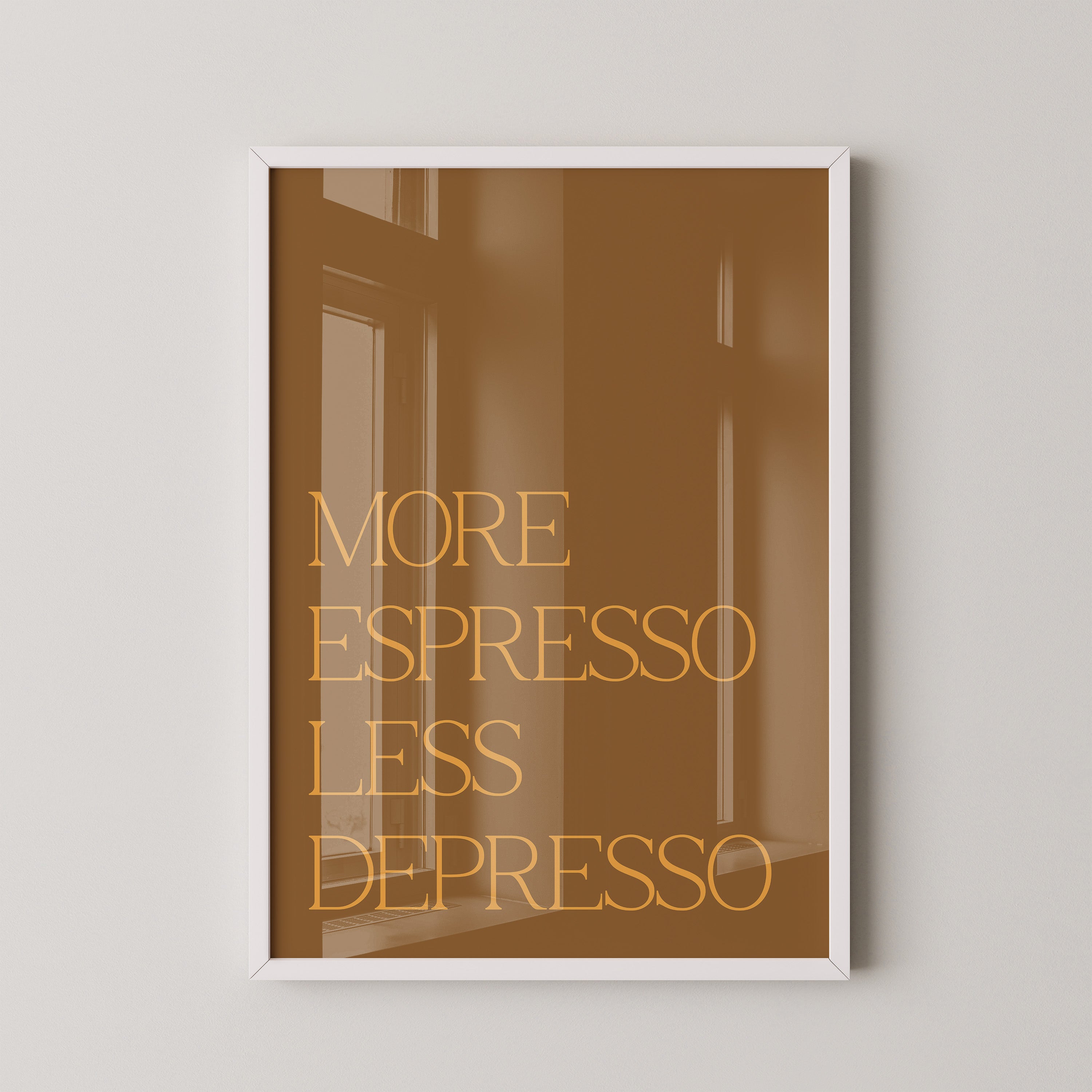 Brauner Spruch Retro-Stil