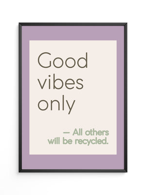 Good Vibes Typografie Pastell