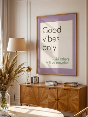 Good Vibes Typografie Pastell