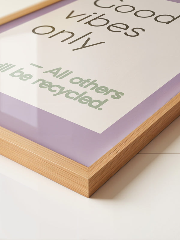Good Vibes Typografie Pastell