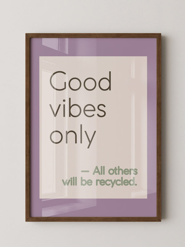 Good Vibes Typografie Pastell