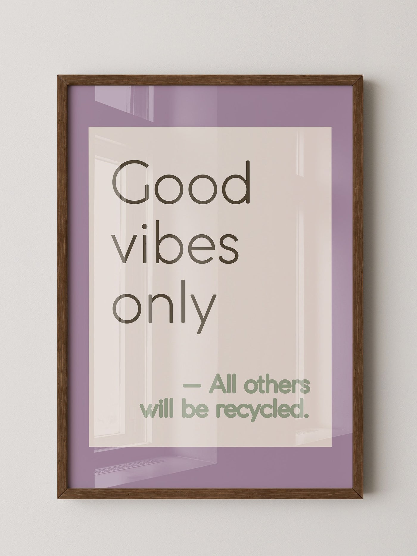 Good Vibes Typografie Pastell