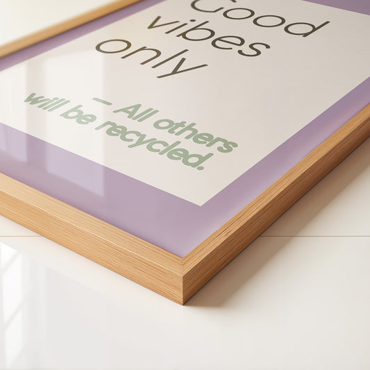 Good Vibes Typografie Pastell