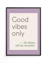 Good Vibes Typografie Pastell