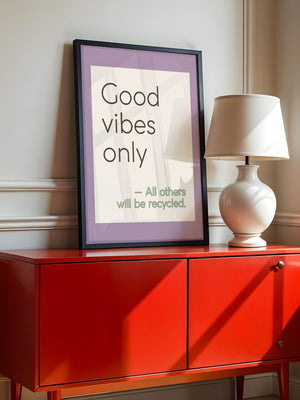 Good Vibes Typografie Pastell