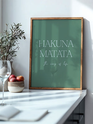 Hakuna Matata Pastellgrün