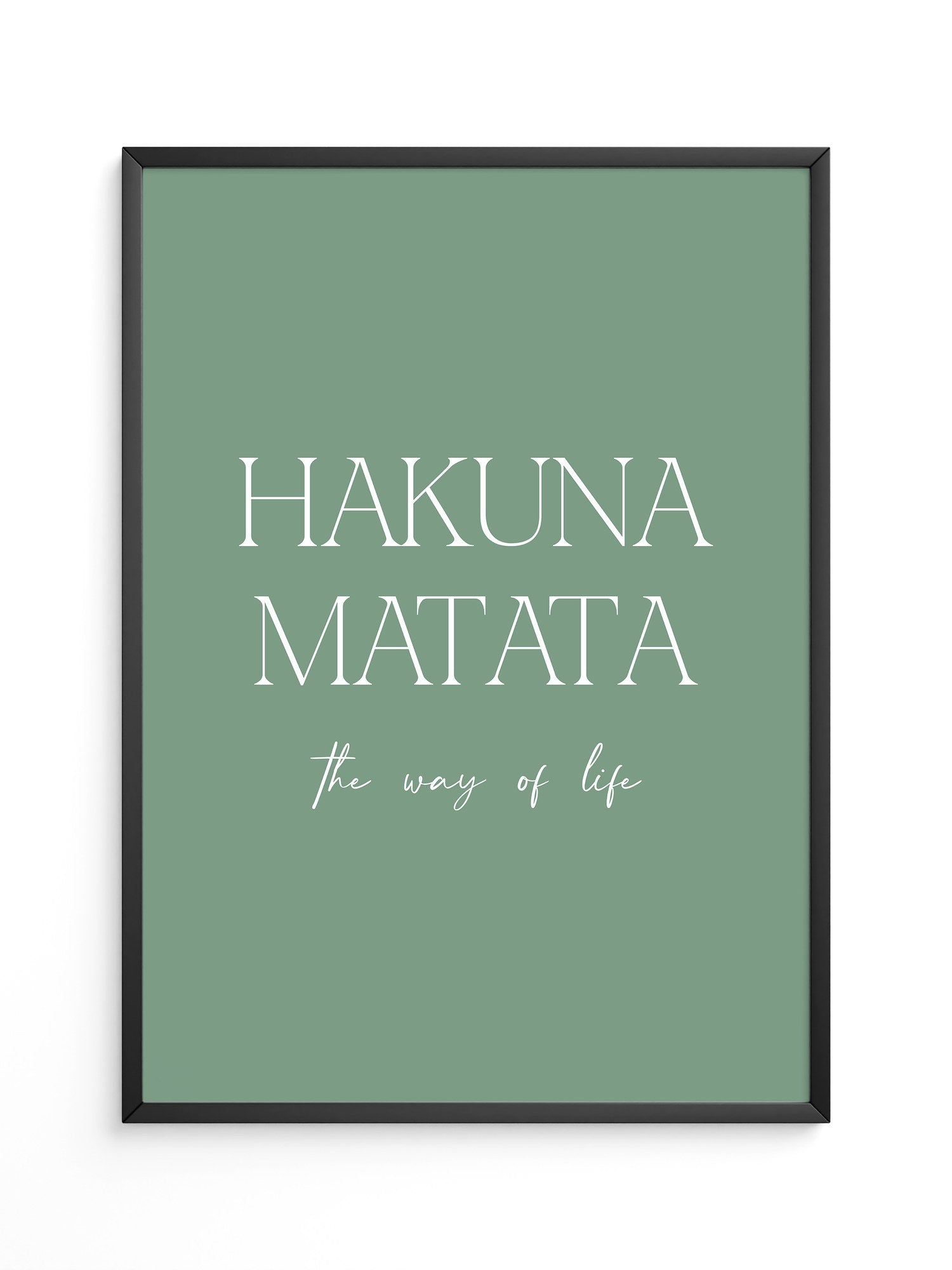 Hakuna Matata Pastellgrün
