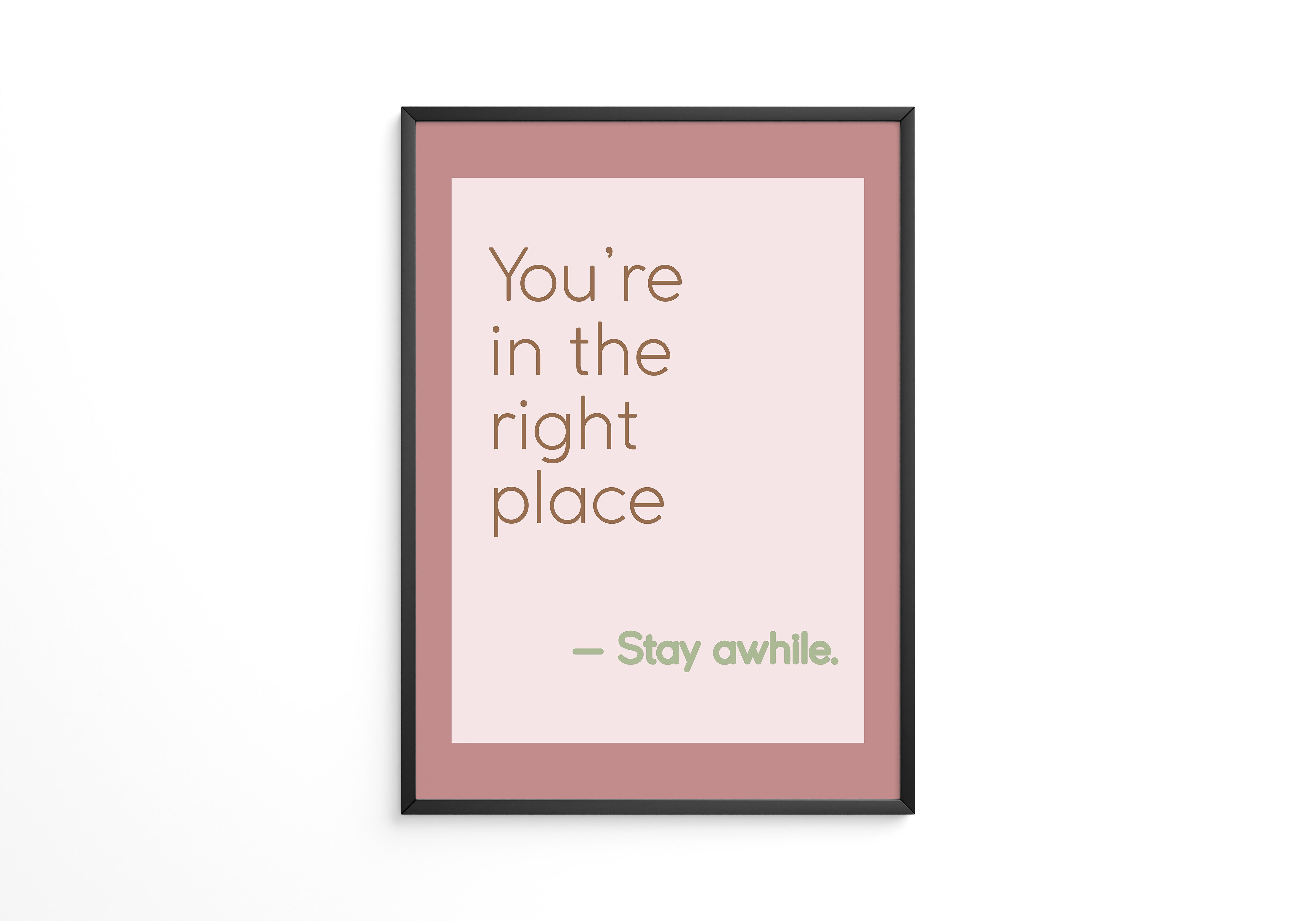 Motivierende Worte pastell