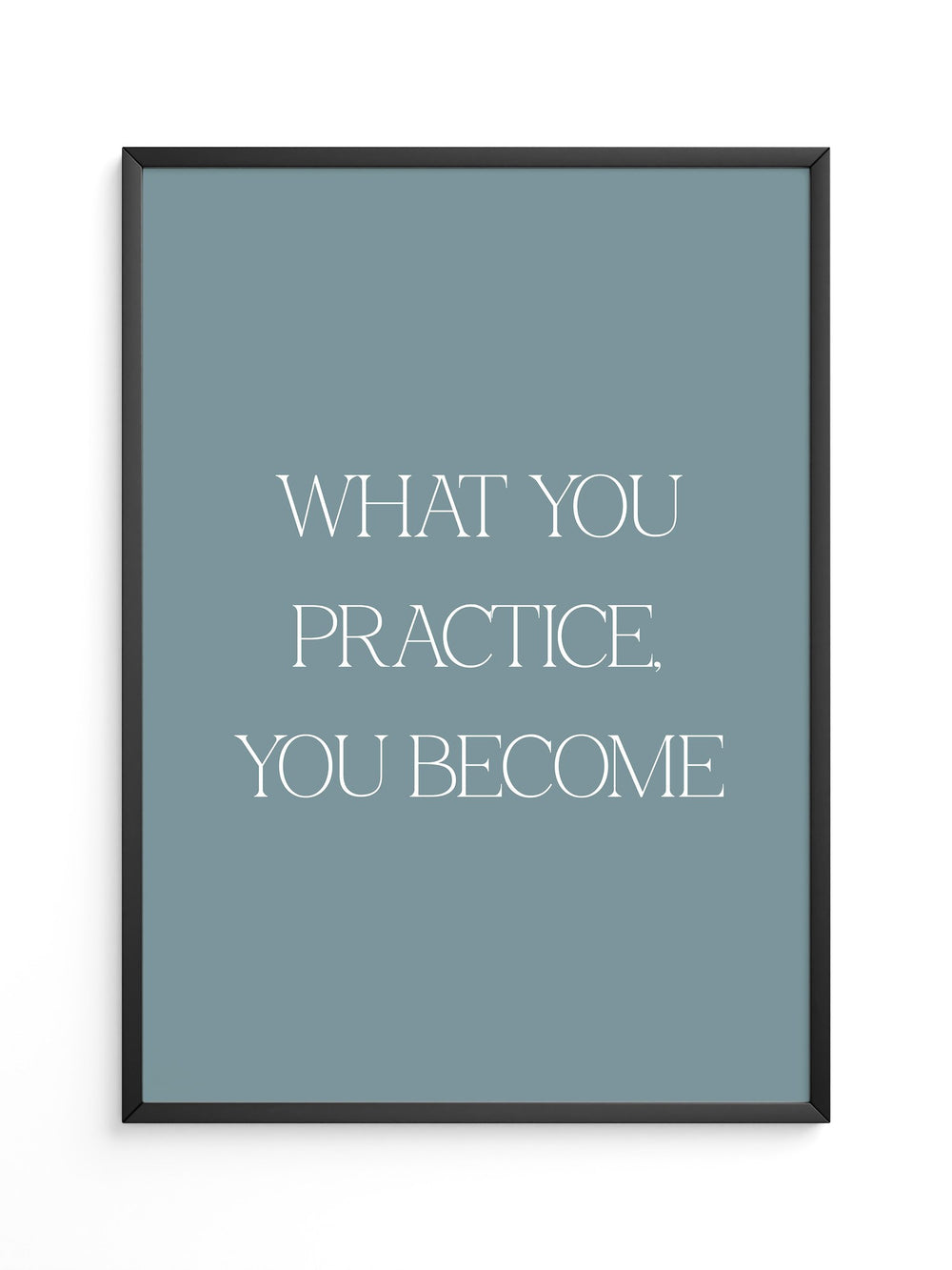 Motivationszitat Minimalistisch Blau