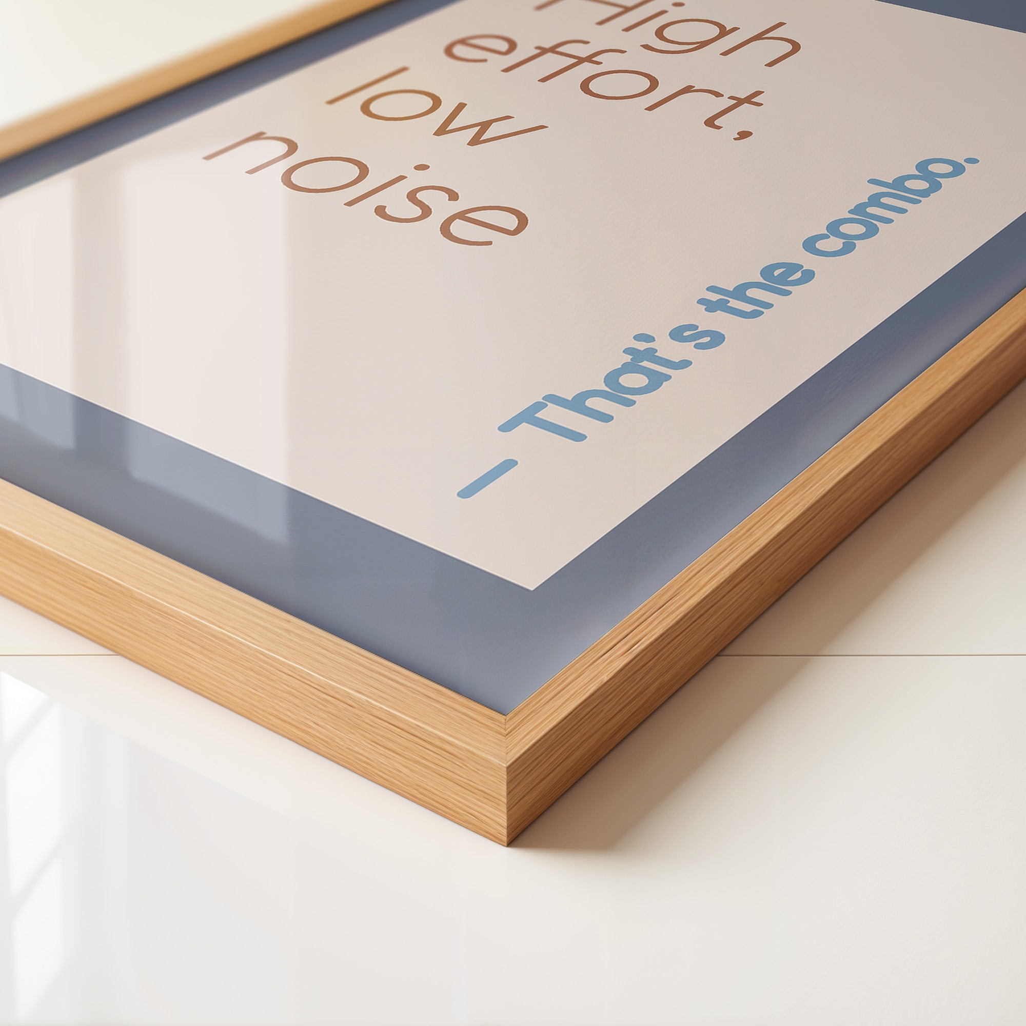 Motivation Typografie minimalistisch