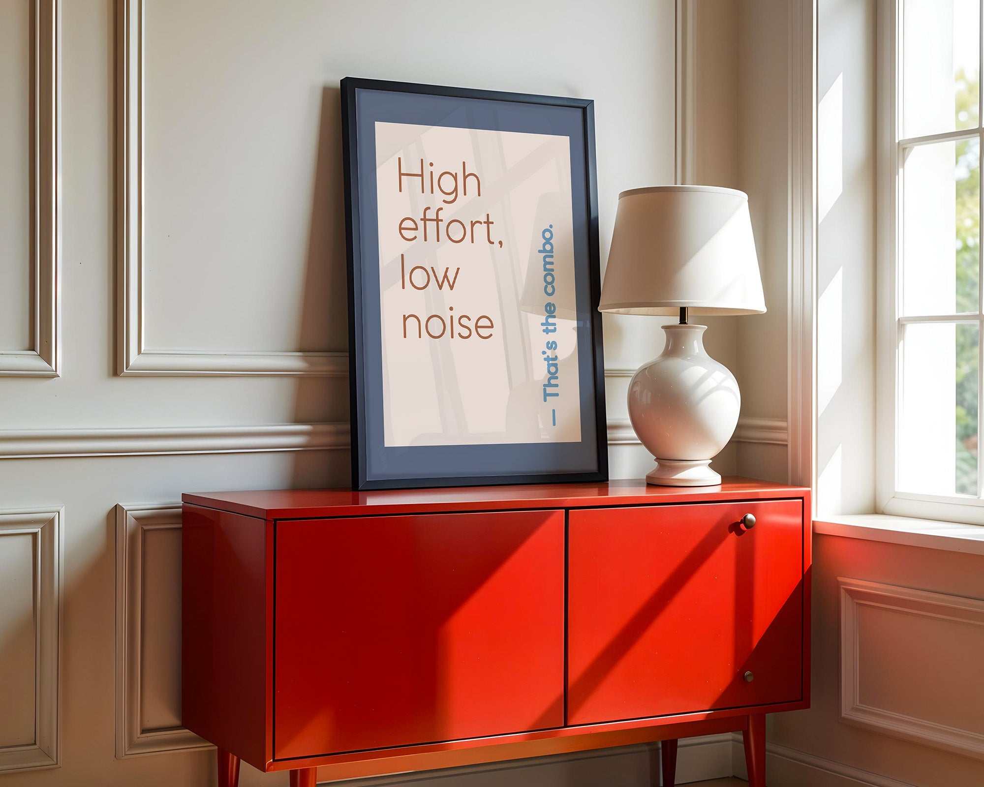 Motivation Typografie minimalistisch