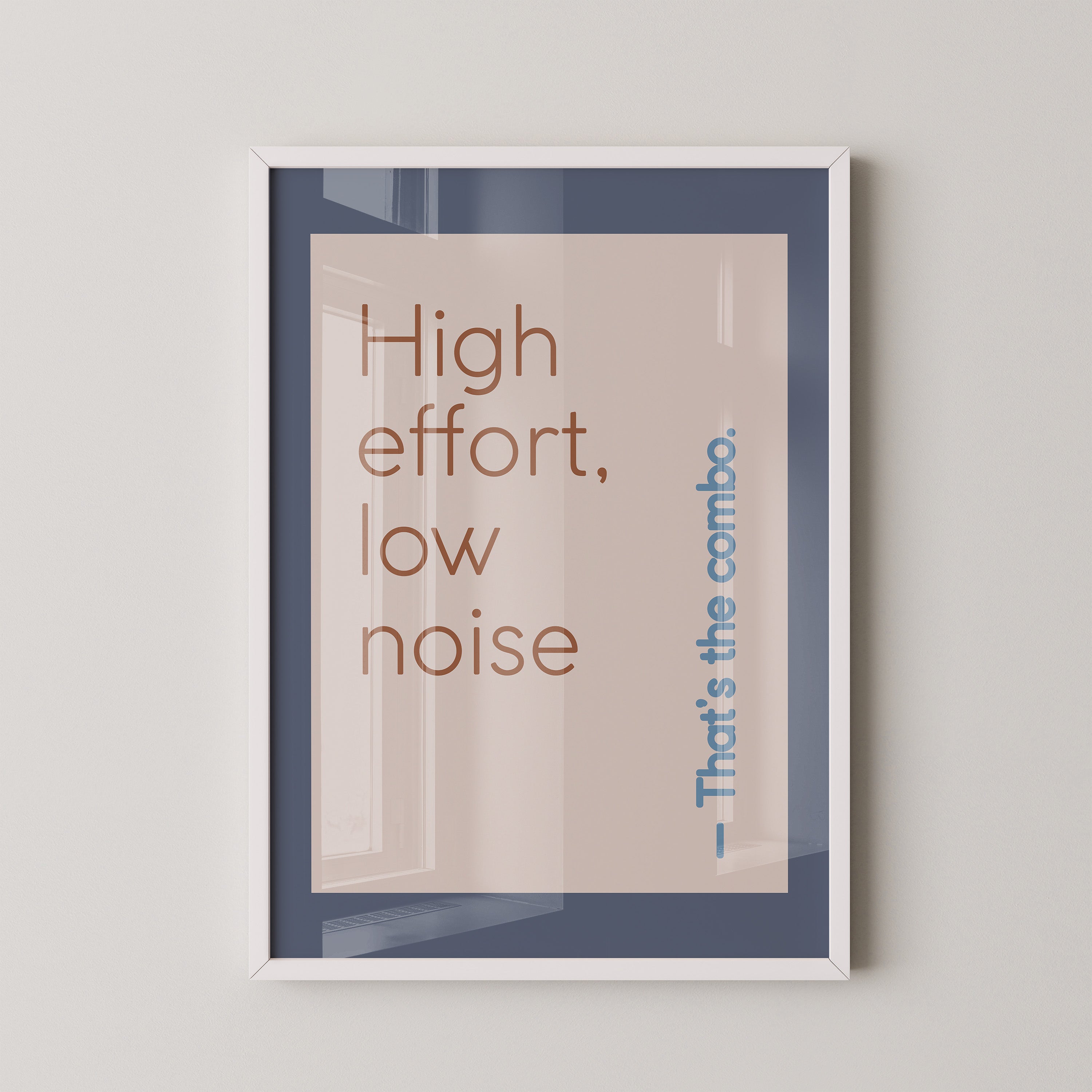 Motivation Typografie minimalistisch