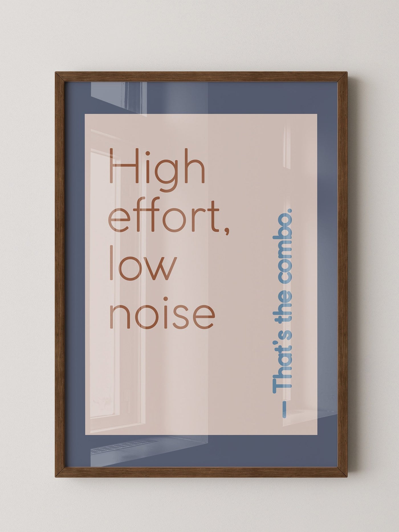 Motivation Typografie minimalistisch