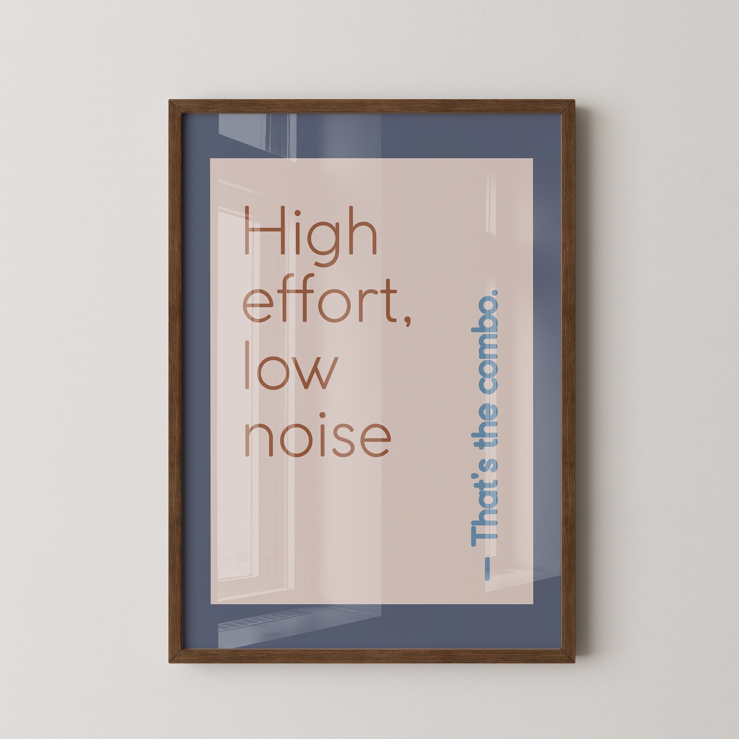 Motivation Typografie minimalistisch