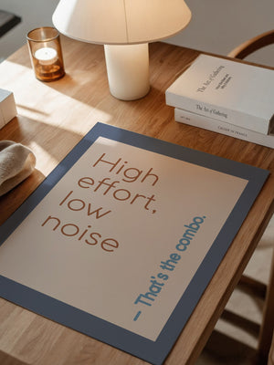 Motivation Typografie minimalistisch