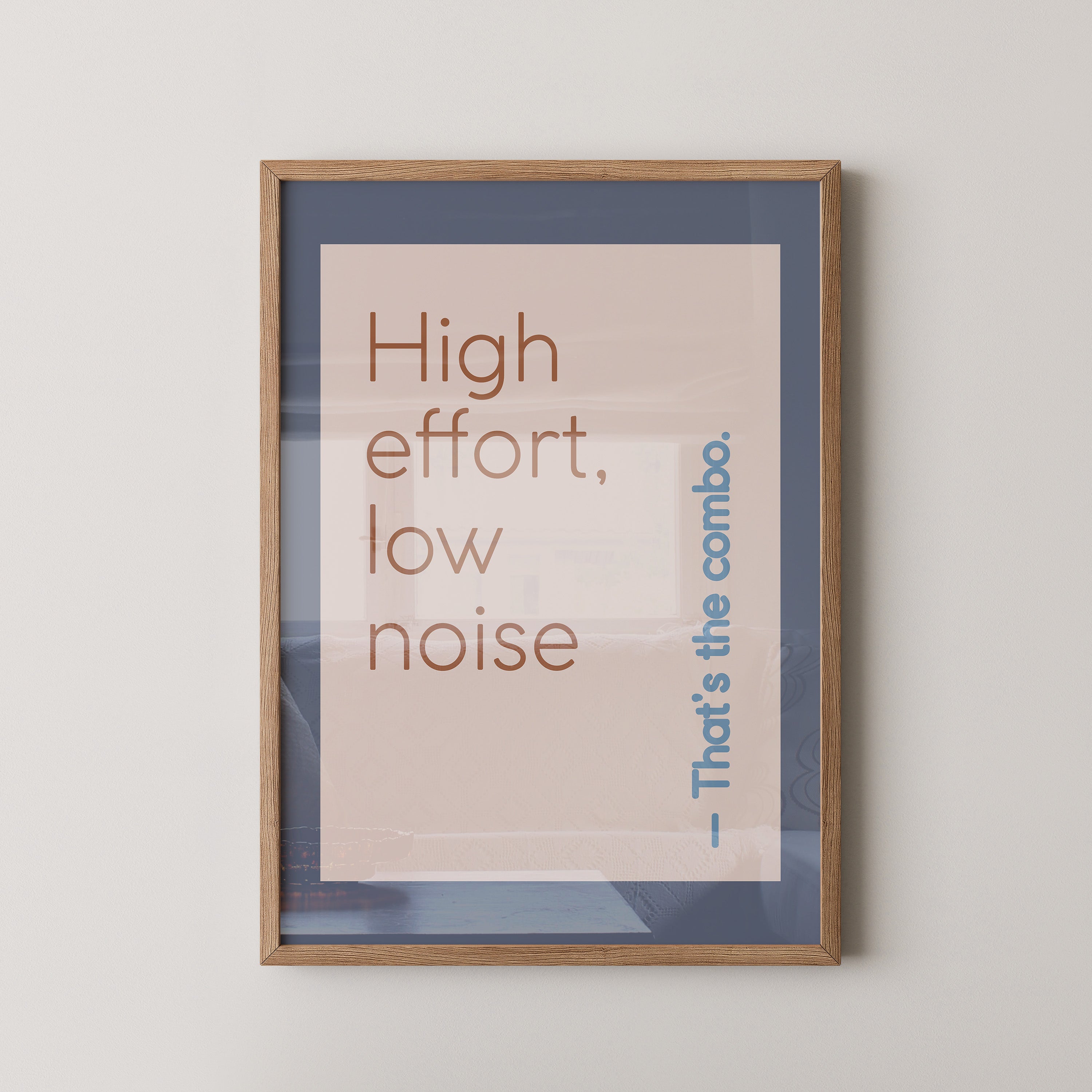 Motivation Typografie minimalistisch