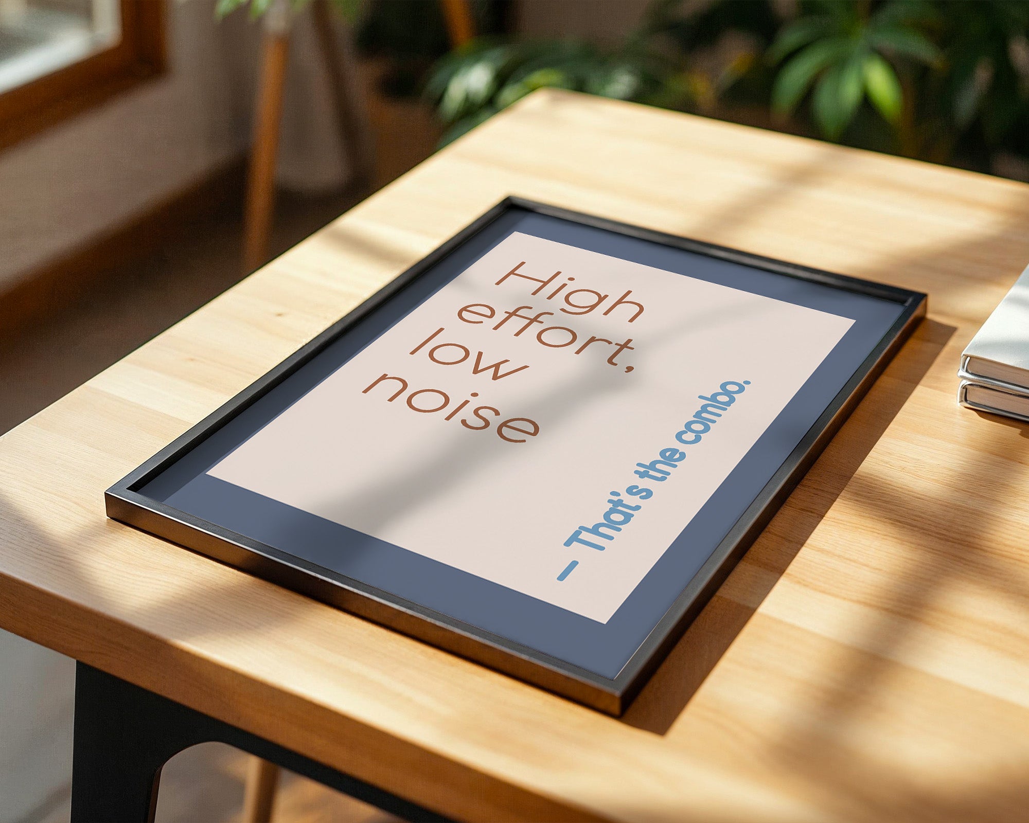 Motivation Typografie minimalistisch