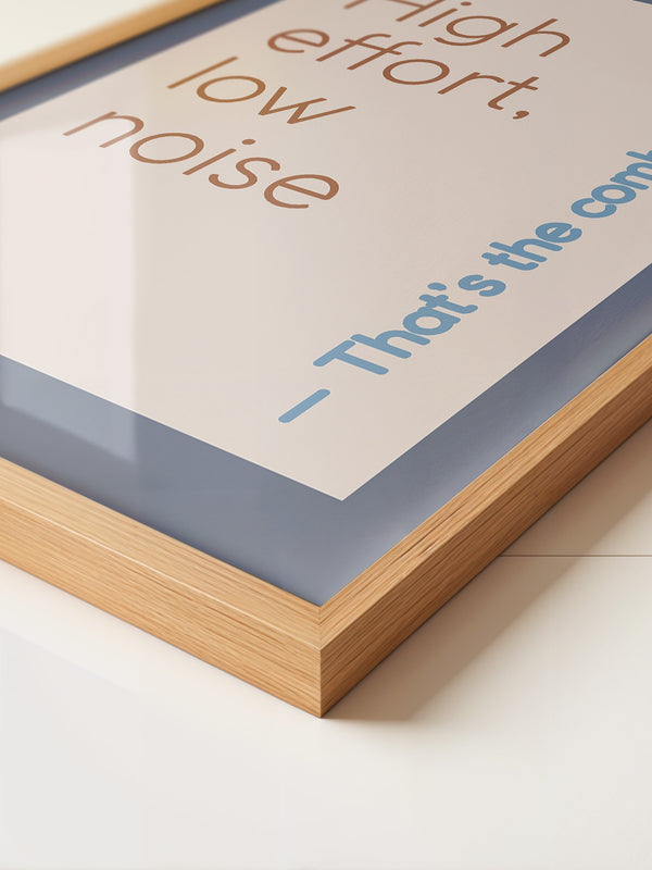 Motivation Typografie minimalistisch