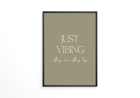 Just Vibing Beige Stil