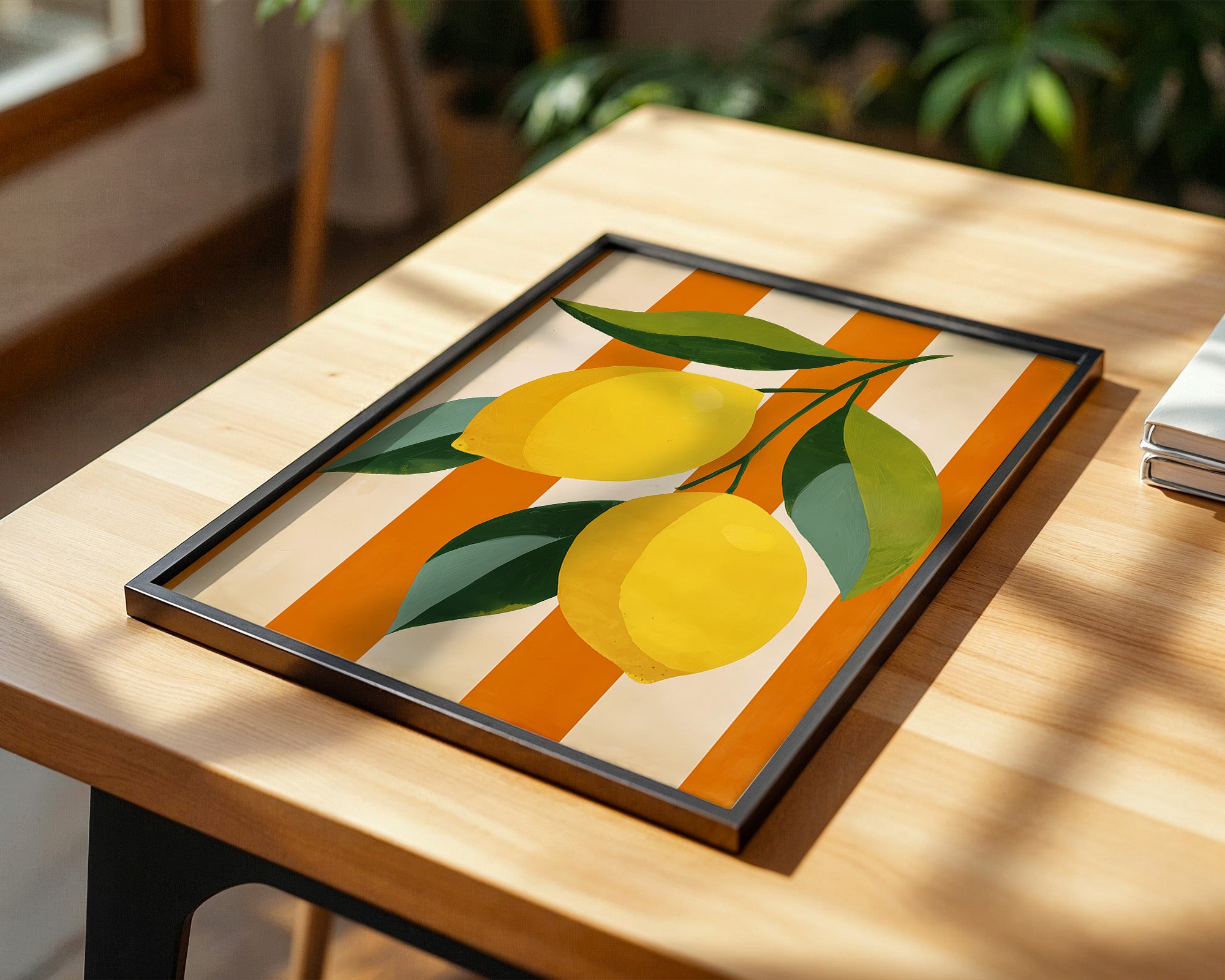 Zitronen Streifen Grafik