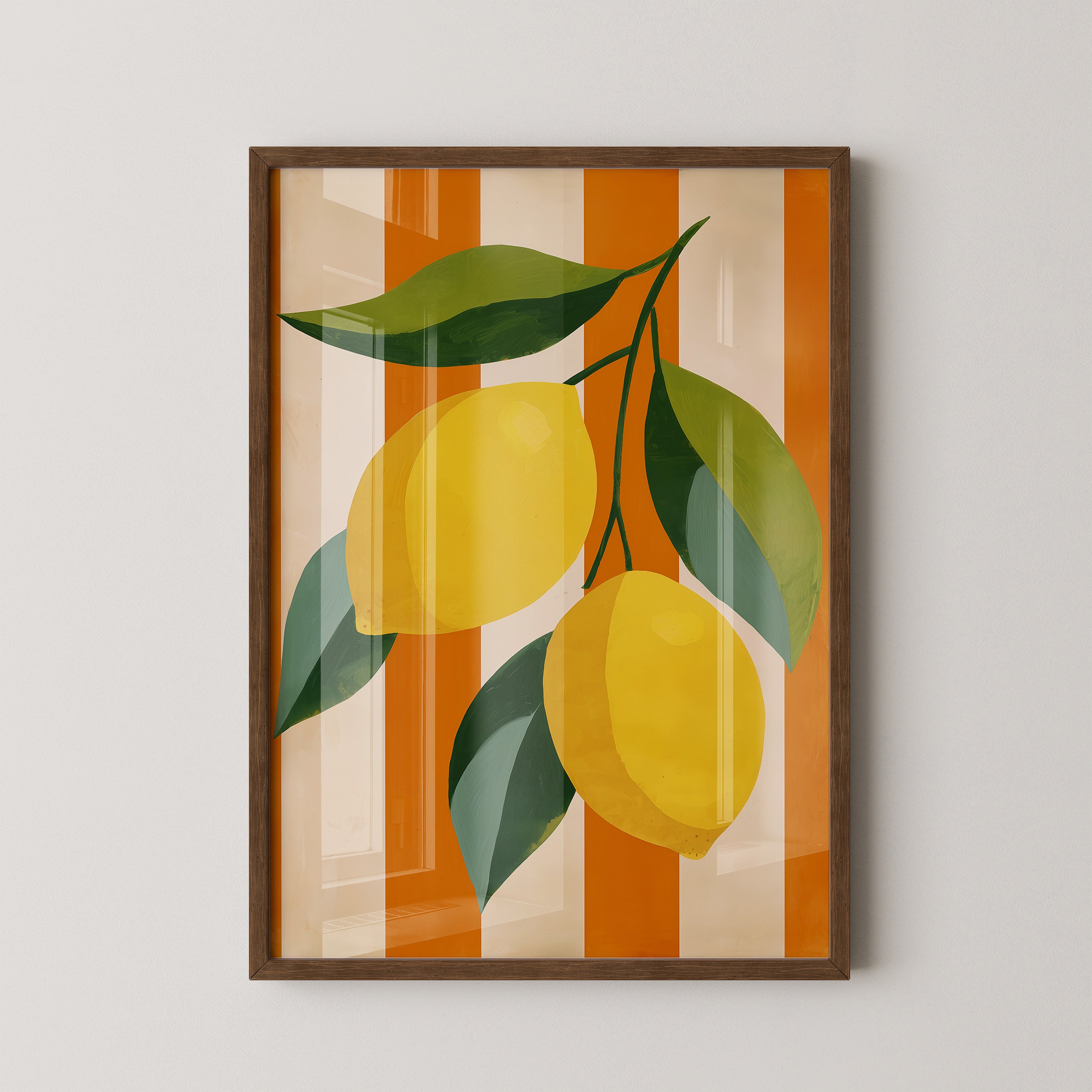 Zitronen Streifen Grafik