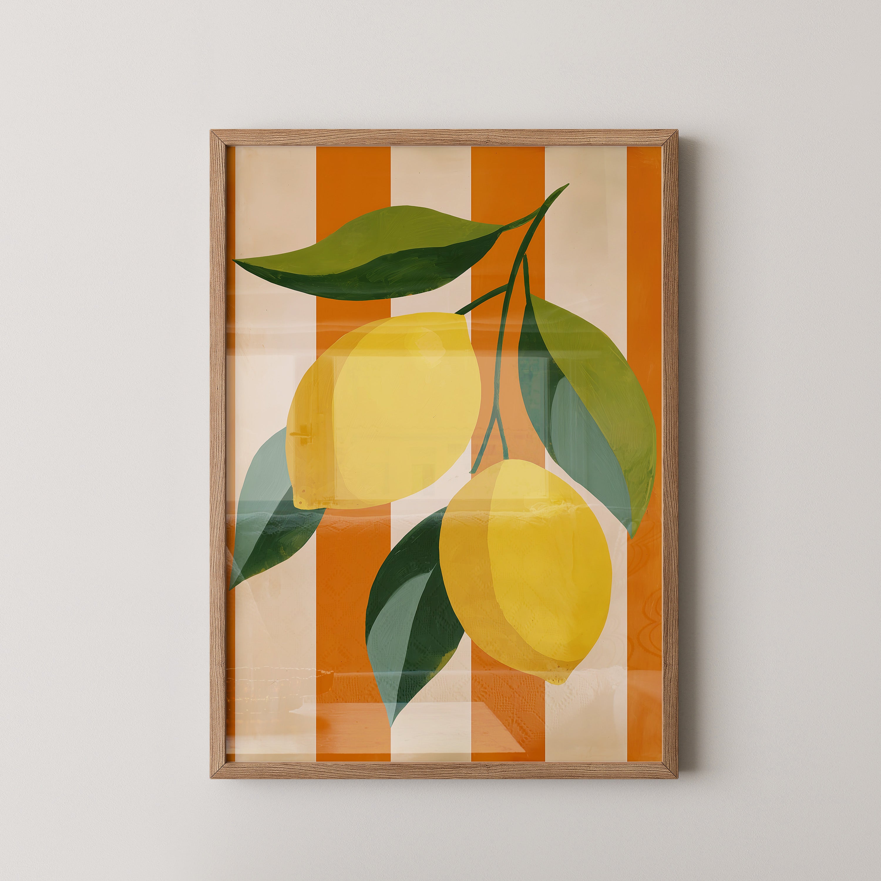 Zitronen Streifen Grafik