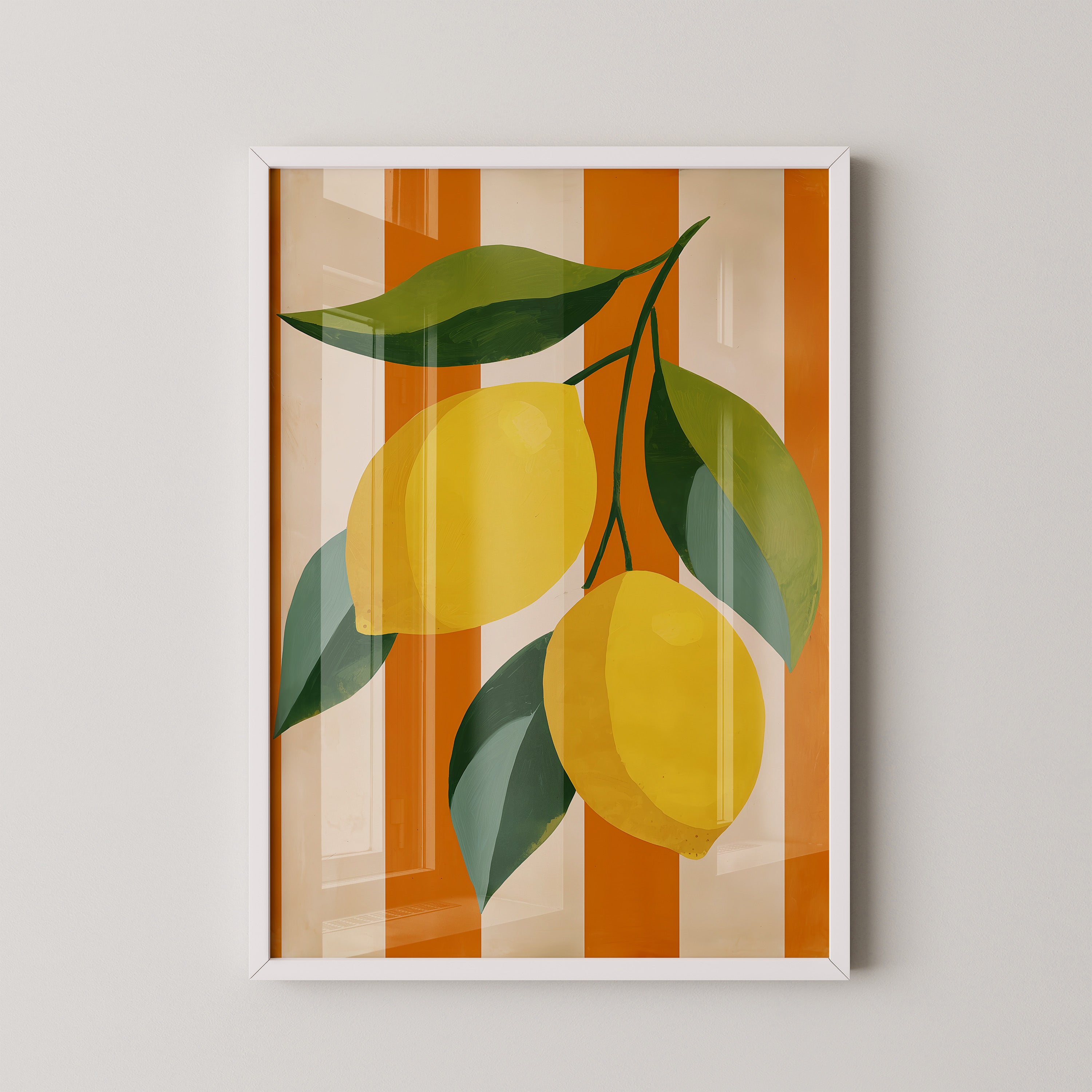 Zitronen Streifen Grafik