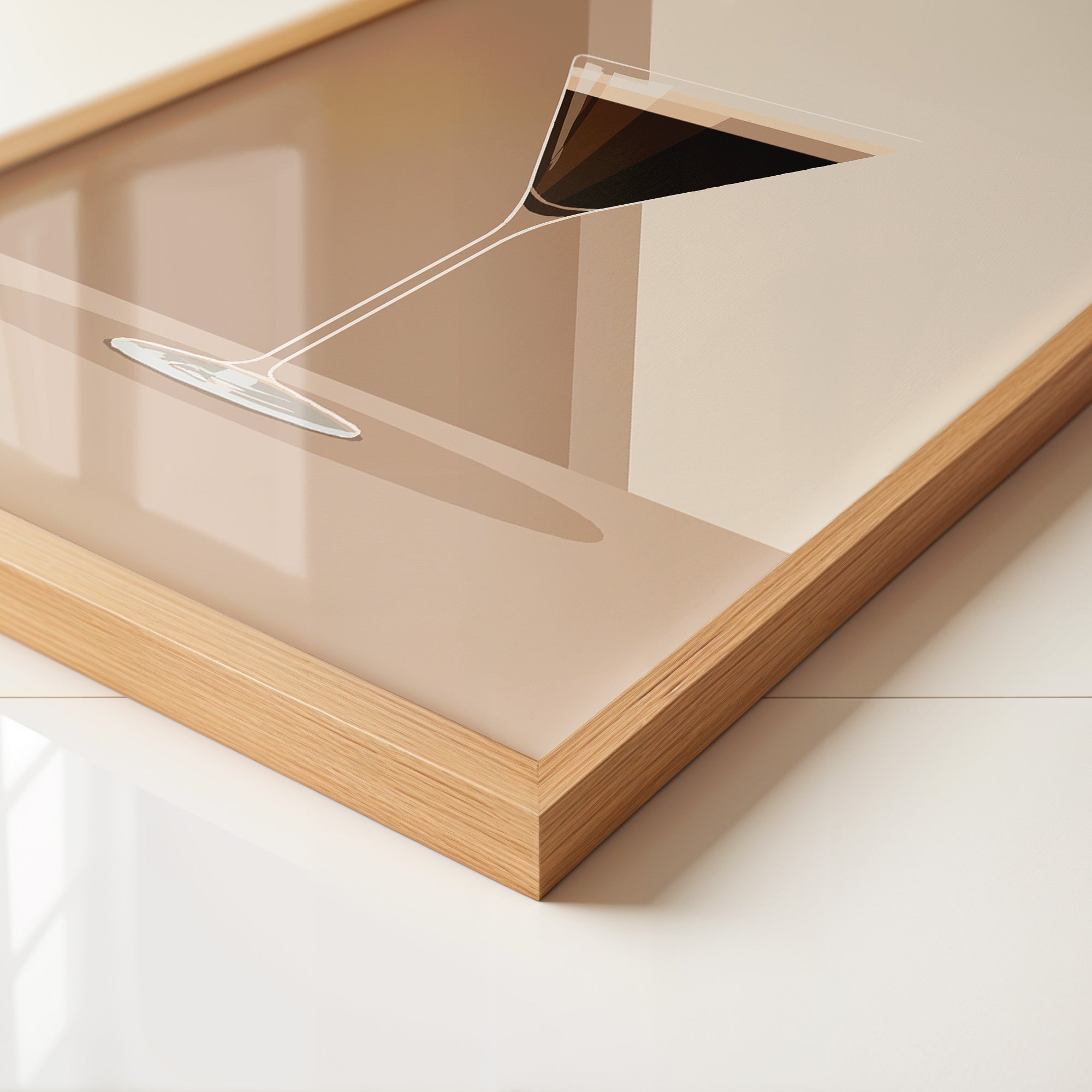 Espresso Martini grafisch stilisiert