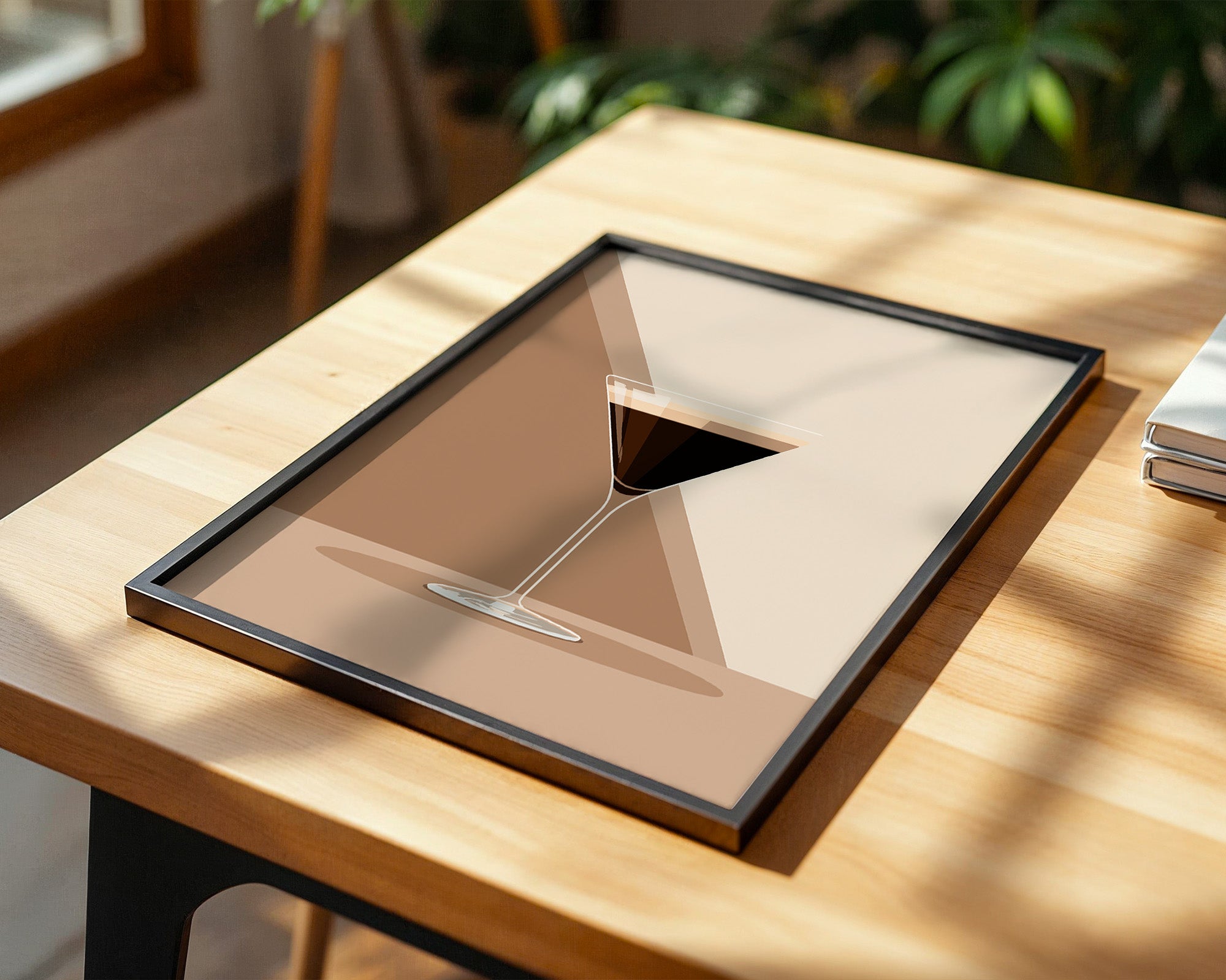 Espresso Martini grafisch stilisiert