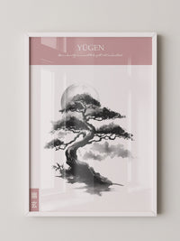 Bonsai Mondlicht Malerei