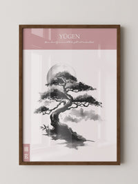Bonsai Mondlicht Malerei