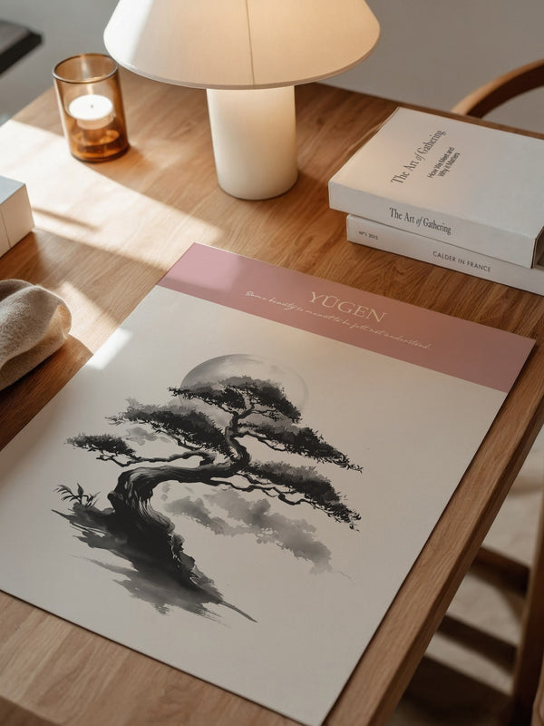 Bonsai Mondlicht Malerei