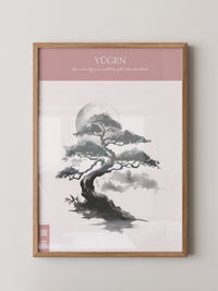 Bonsai Mondlicht Malerei